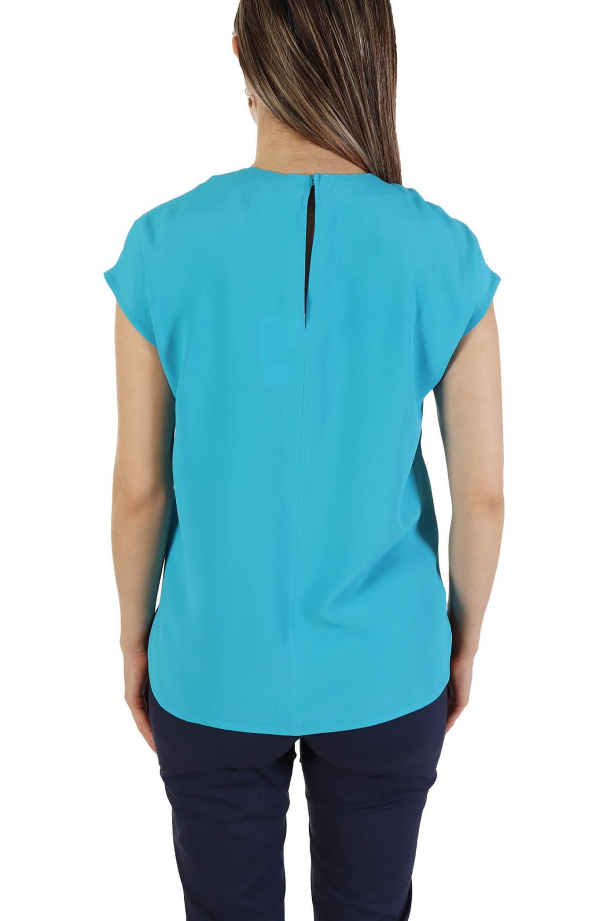 MARELLA TOP ASTER ΑΛΥΣΙΔΑ V-NECK ΤΥΡΚΟΥΑΖ