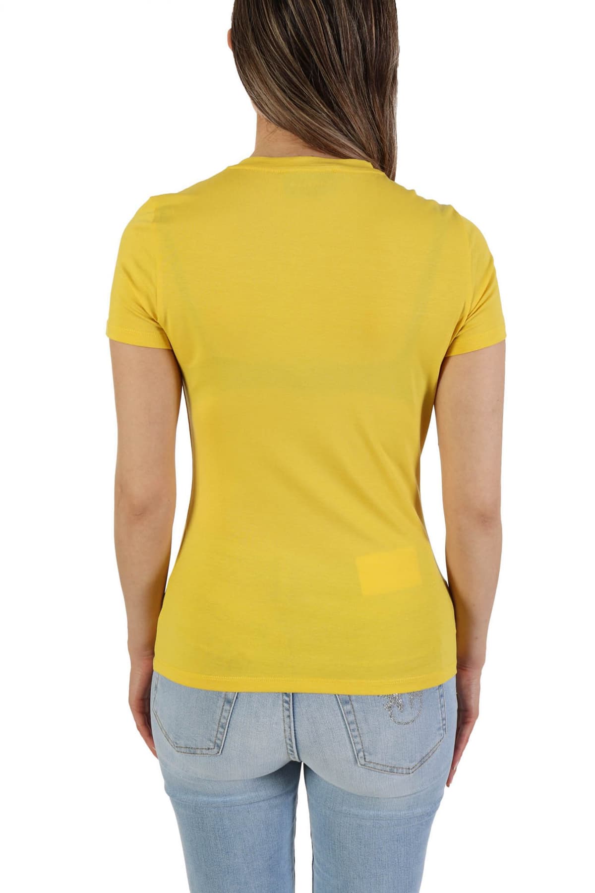 MARELLA T-SHIRT BAMBY ΛΑΙΜΟΚΟΨΗ ΚΟΜΠΟΣ ΚΙΤΡΙΝΟ