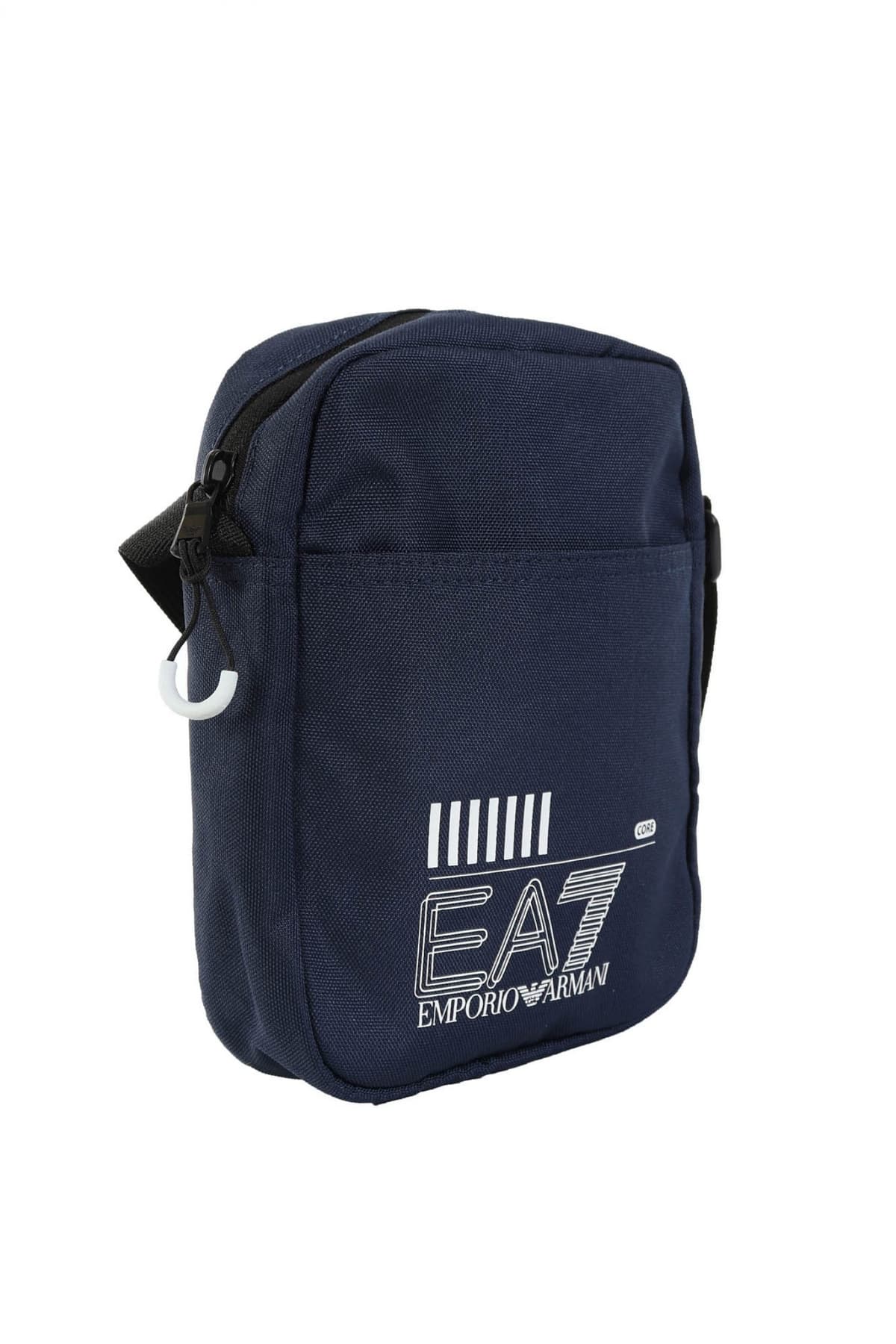 ARMANI 7 ΤΣΑΝΤΑΚΙ ΩΜΟΥ POUCH LOGO ΜΠΛΕ-ΛΕΥΚΟ