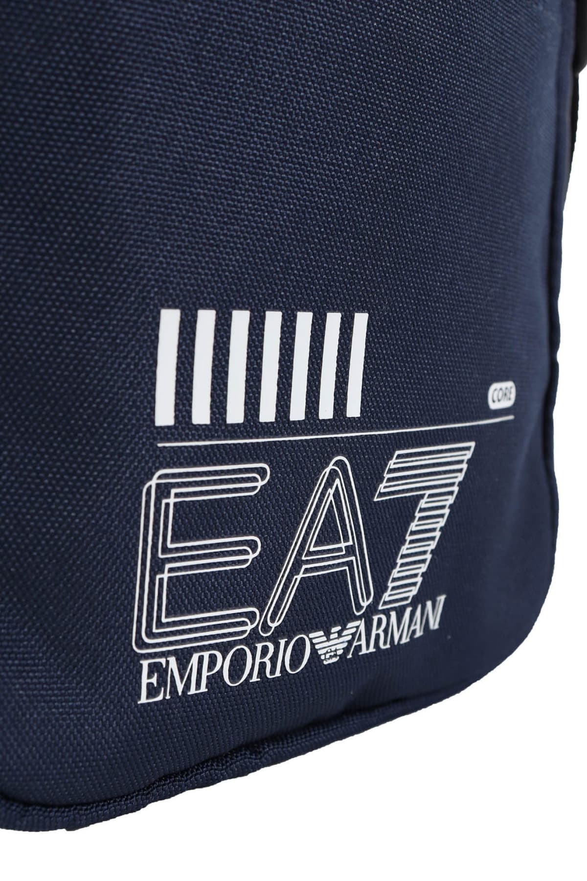 ARMANI 7 ΤΣΑΝΤΑΚΙ ΩΜΟΥ POUCH LOGO ΜΠΛΕ-ΛΕΥΚΟ