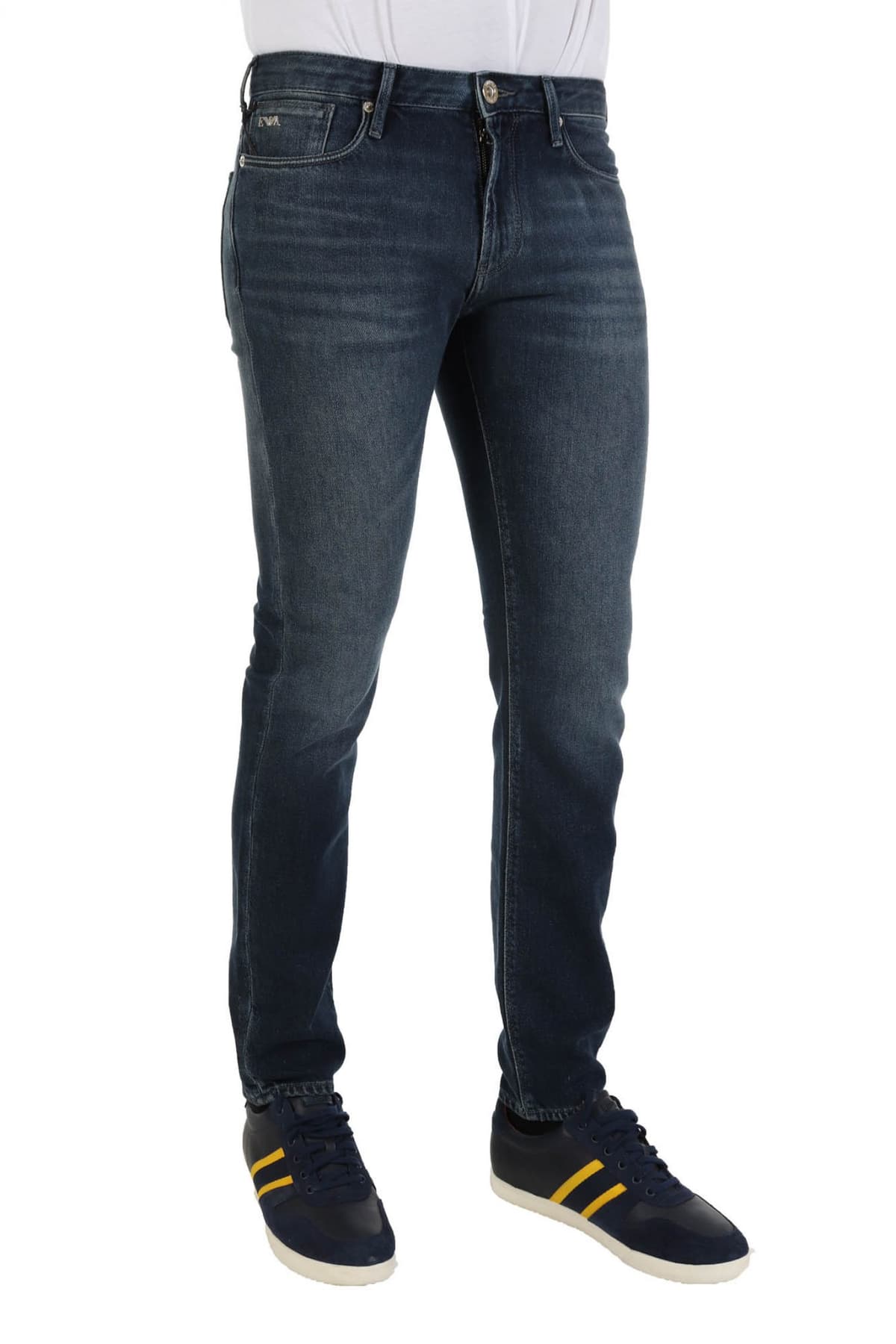 EMPORIO ARMANI ΠΑΝΤΕΛΟΝΙ JEANS J06 SLIM FIT DENIM ΜΠΛΕ
