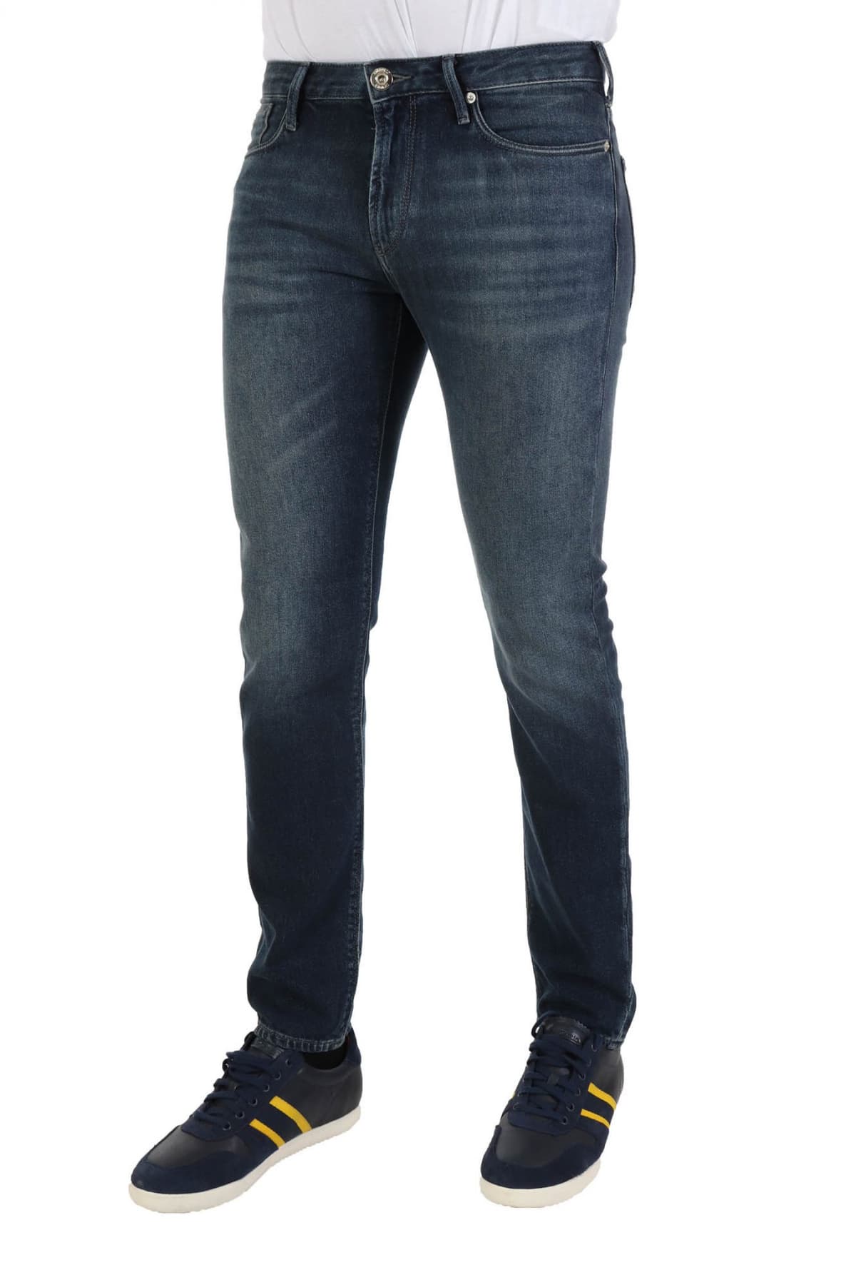 EMPORIO ARMANI ΠΑΝΤΕΛΟΝΙ JEANS J06 SLIM FIT DENIM ΜΠΛΕ