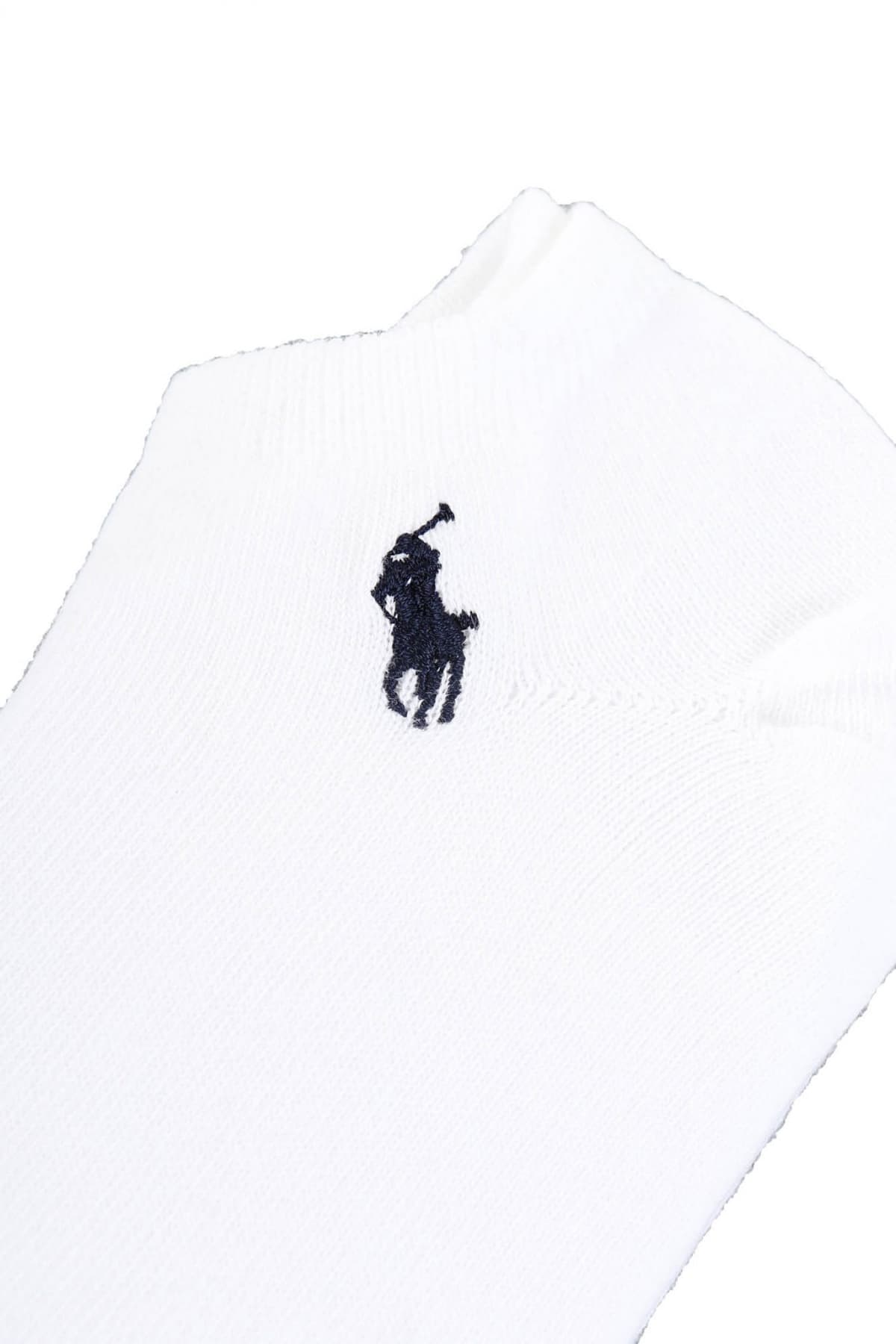 RALPH LAUREN ΚΑΛΤΣΕΣ 3 PAIRS LOGO ΛΕΥΚΟ