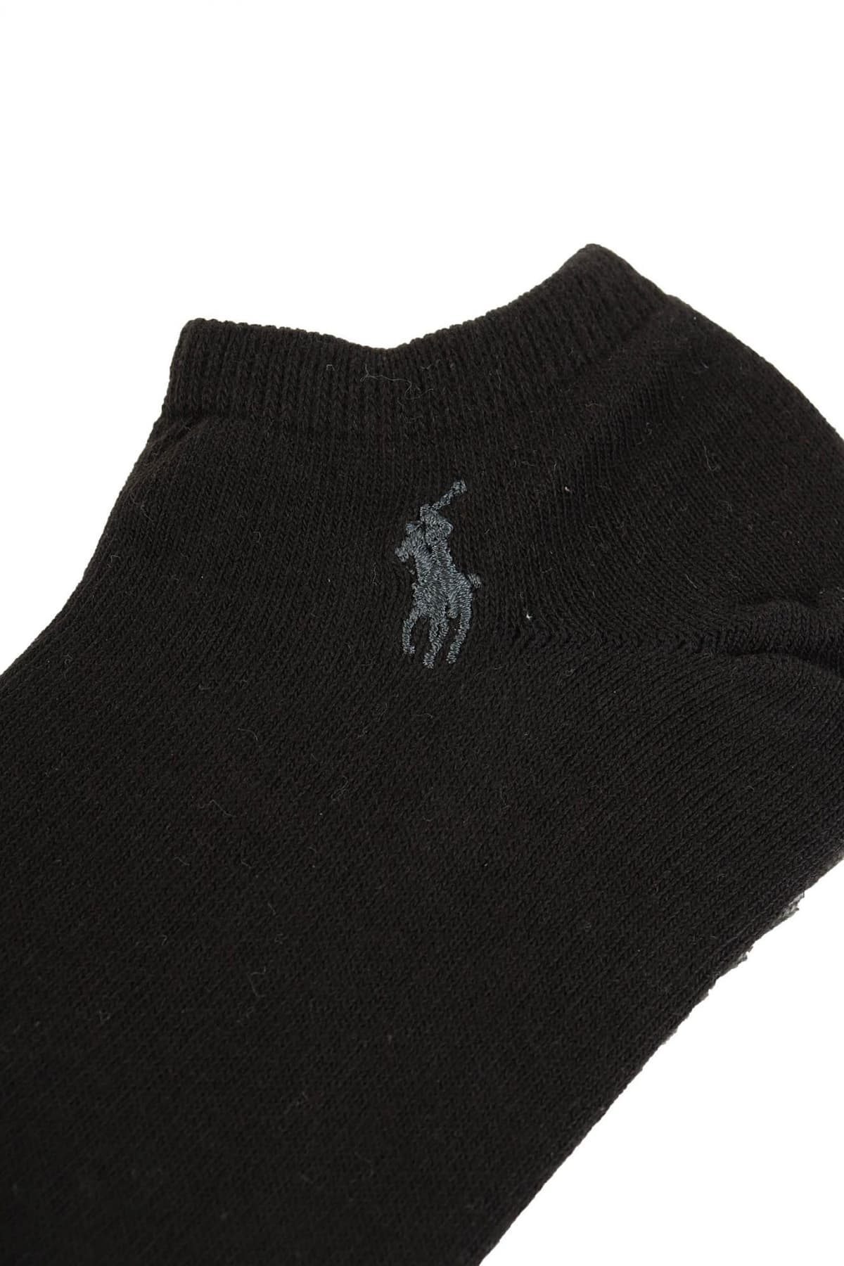 RALPH LAUREN ΚΑΛΤΣΕΣ 3 PAIRS LOGO ΛΕΥΚΟ-ΓΚΡΙ-ΜΑΥΡΟ
