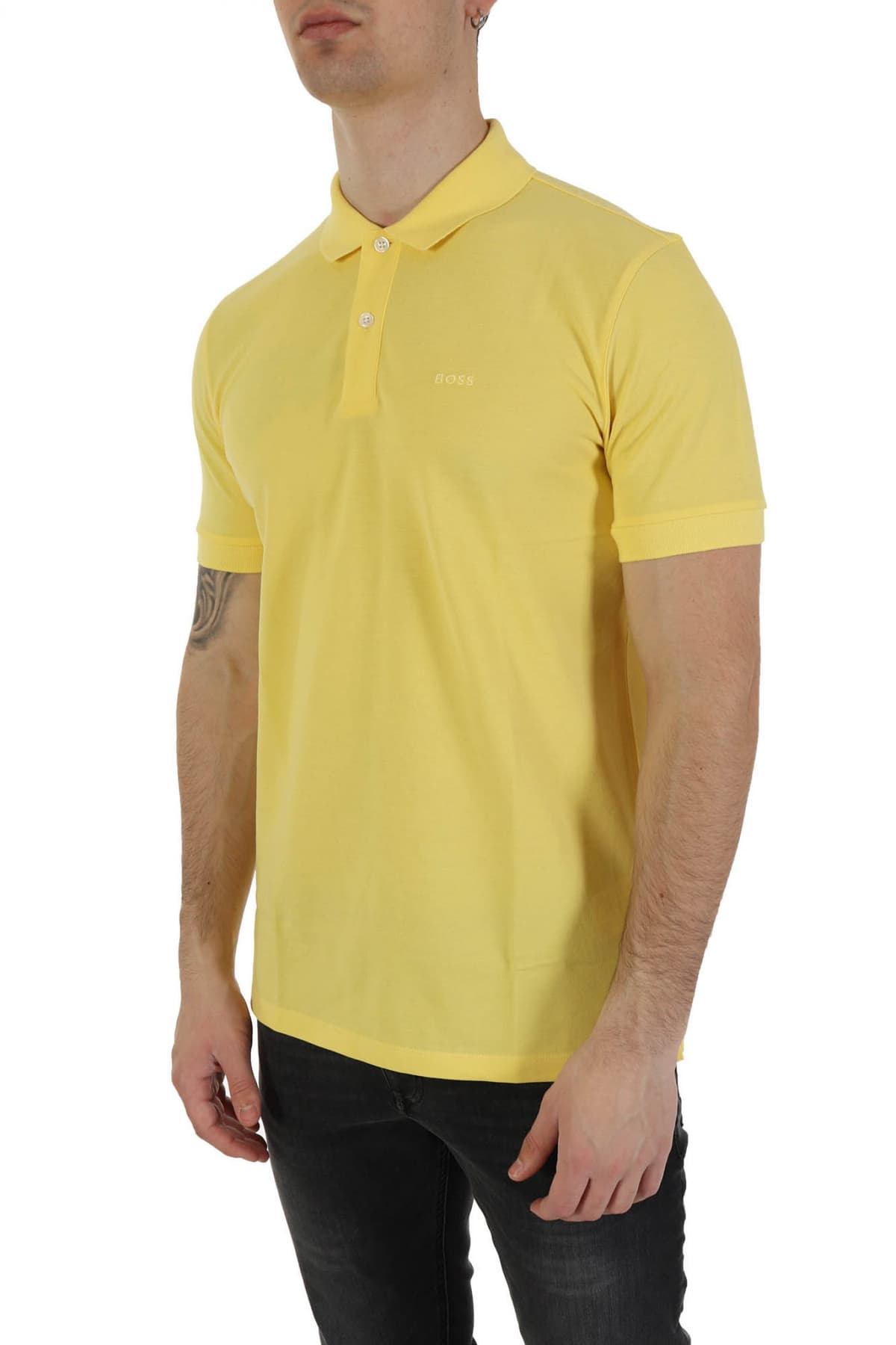 BOSS POLO PALLAS ΚΙΤΡΙΝΟ