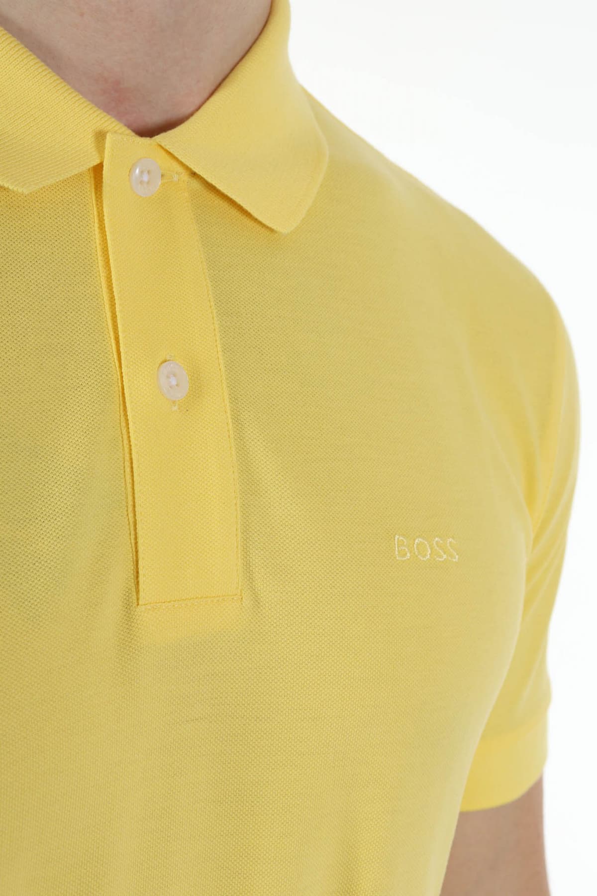 BOSS POLO PALLAS ΚΙΤΡΙΝΟ