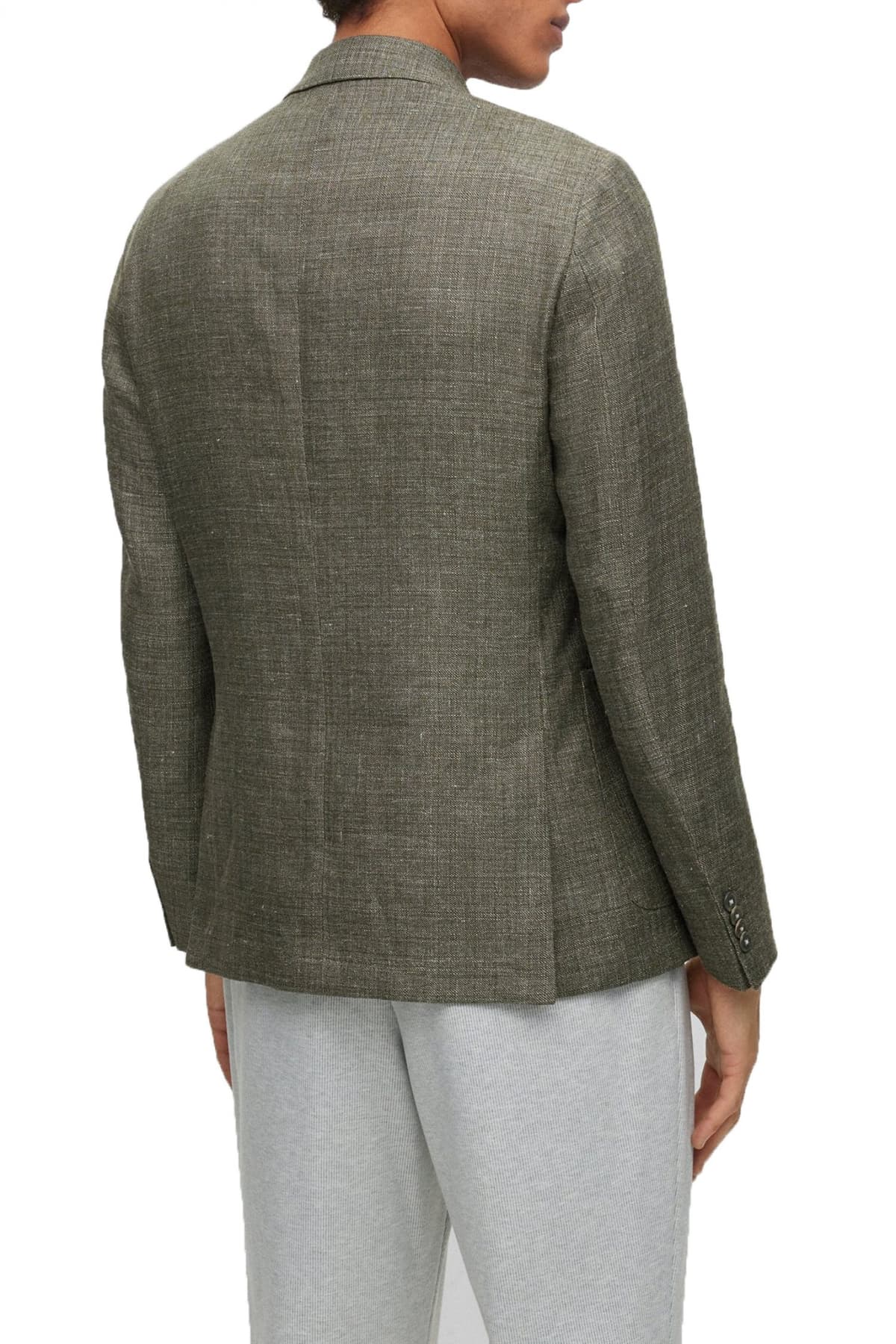 BOSS ΣΑΚΑΚΙ ΛΙΝΟ ΑΦΟΔΡΟ SLIM FIT C-HANRY-232 ΧΑΚΙ