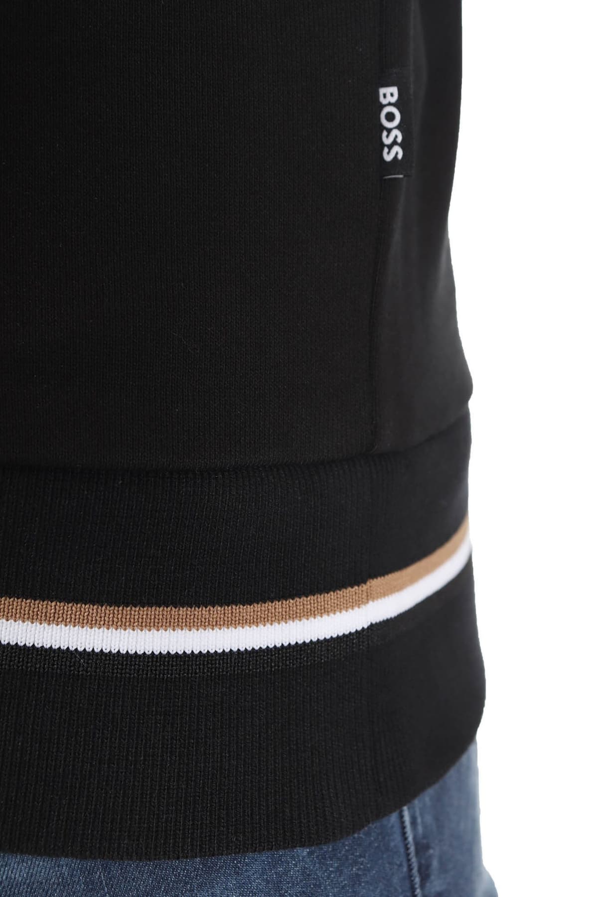 BOSS ΦΟΥΤΕΡ HOODIE SEEGER 127 ΜΑΥΡΟ