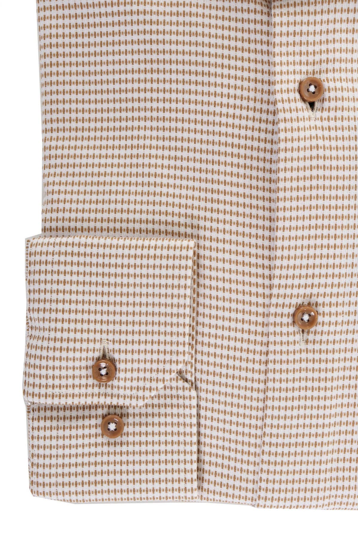 BOSS ΠΟΥΚΑΜΙΣΟ ΜΙΚΡΟΣΧΕΔΙΟ REGULAR FIT EASY IRON H-JOE-SPREAD-C1-222 ΜΠΕΖ