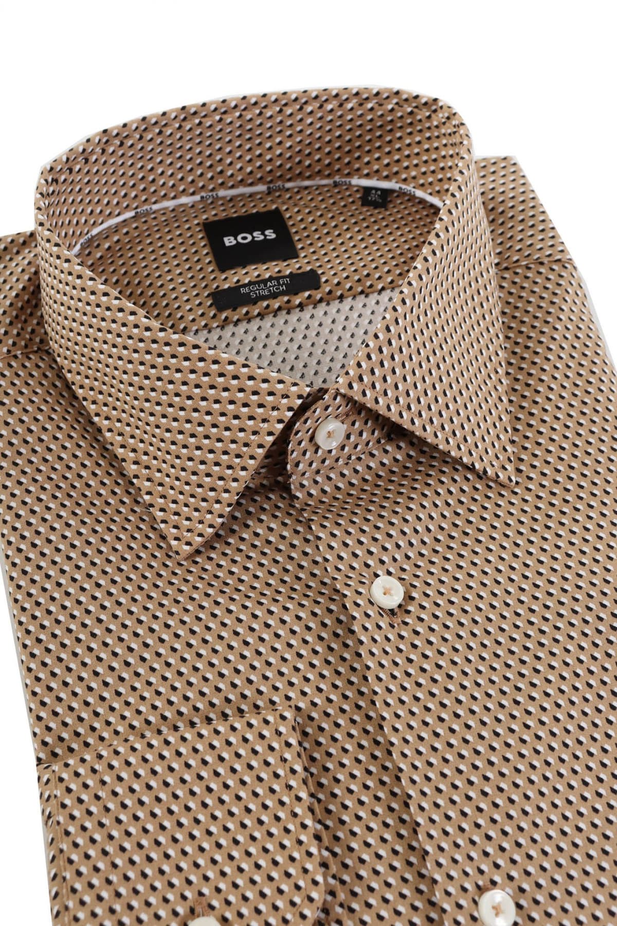 Men's Shirts Boss Beige