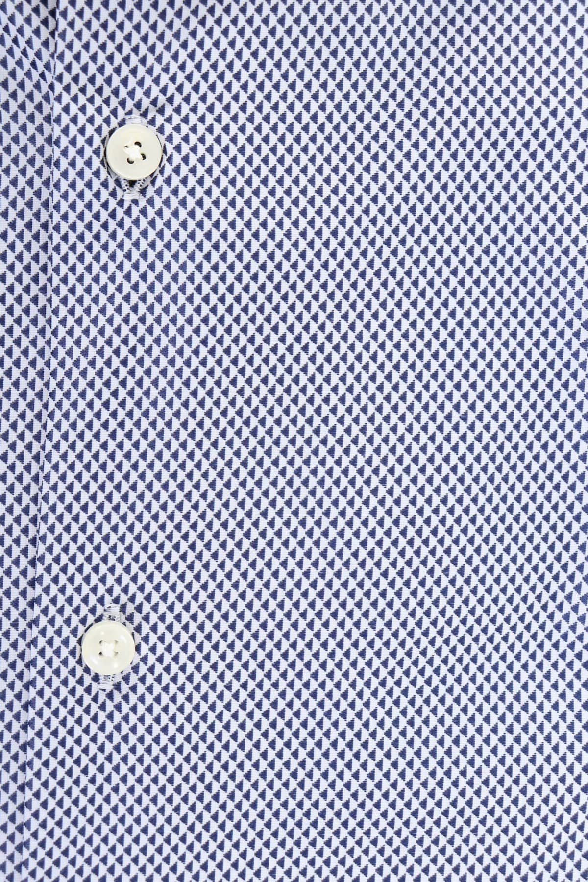 BOSS PERFORMANCE ΠΟΥΚΑΜΙΣΟ ΜΙΚΡΟΣΧΕΔΙΟ REGULAR FIT P-JOE-KENT-C1-222 ΜΠΛΕ