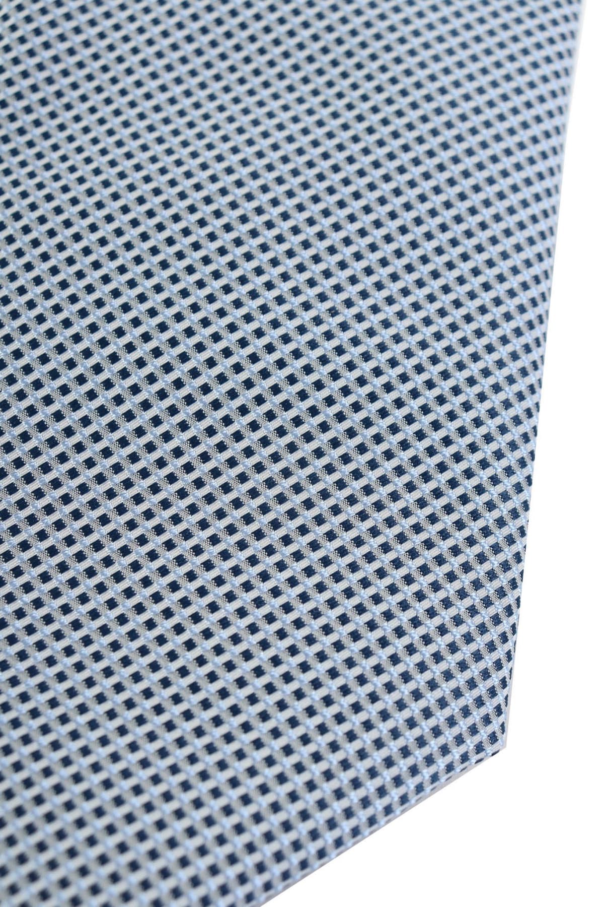 BOSS ΓΡΑΒΑΤΑ H-TIE 7.5CM ΜΙΚΡΟΣΧΕΔΙΟ ΣΙΕΛ