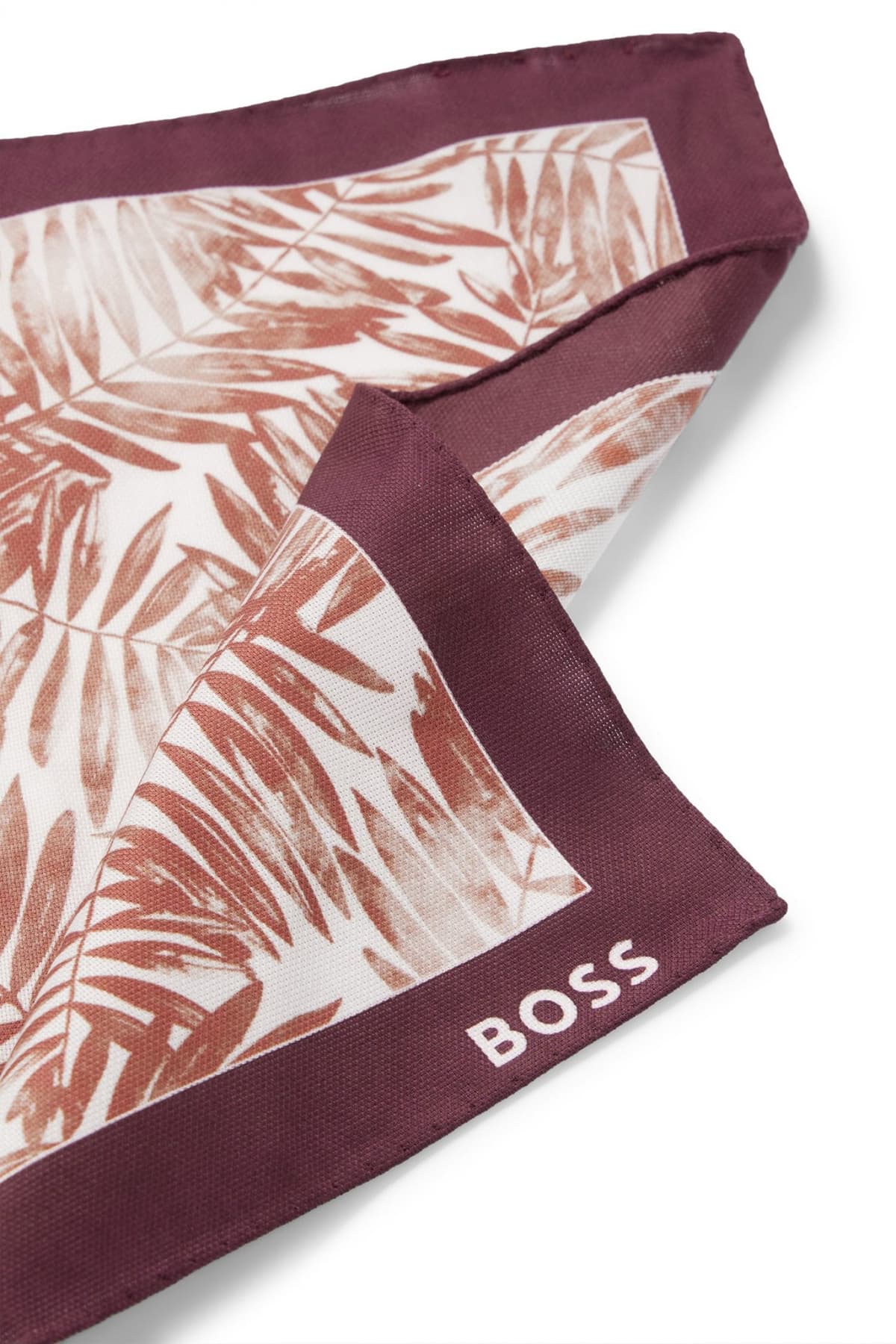 BOSS POCHETTE H-POCKET SQ-222 ΜΠΟΡΝΤΩ