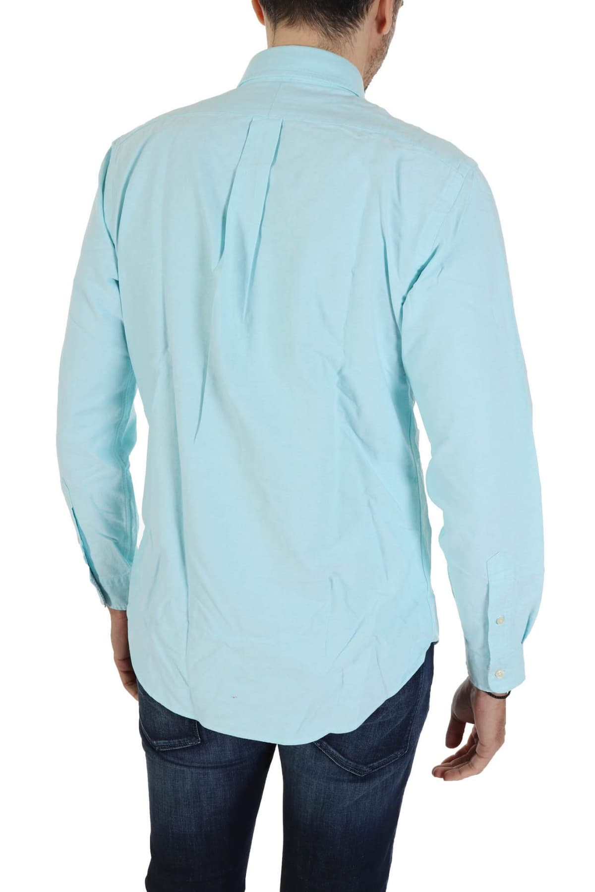 RALPH LAUREN ΠΟΥΚΑΜΙΣΟ BUTTON DOWN CUSTOM FIT ΟΙΝΟΠΝΕΥΜΑΤΙ