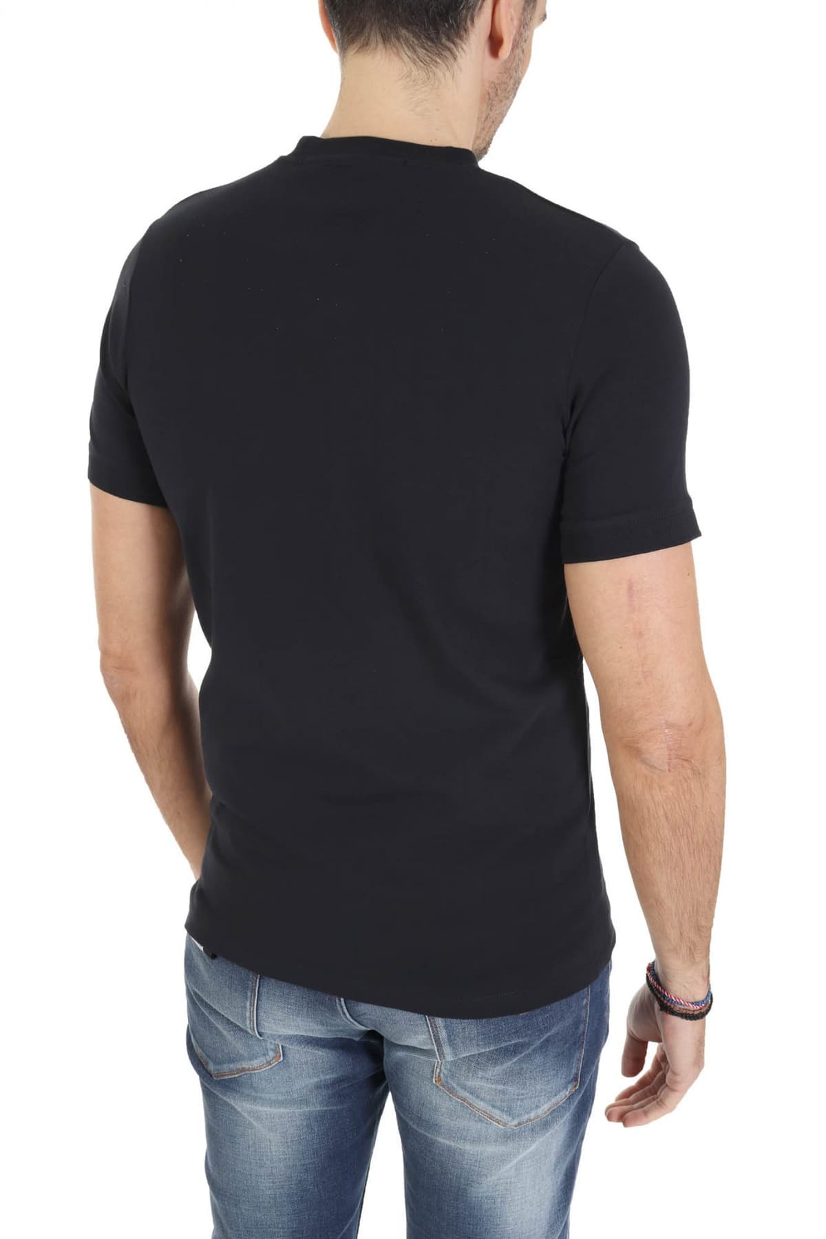 KARL LAGERFELD T-SHIRT LOGO ΜΠΛΕ