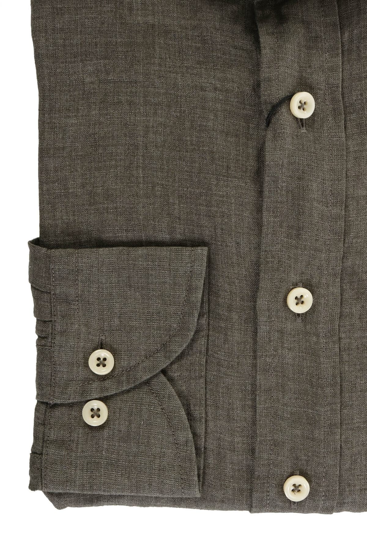 BALDESSARINI ΠΟΥΚΑΜΙΣΟ ΛΙΝΟ ΧΑΚΙ-ΓΚΡΙ