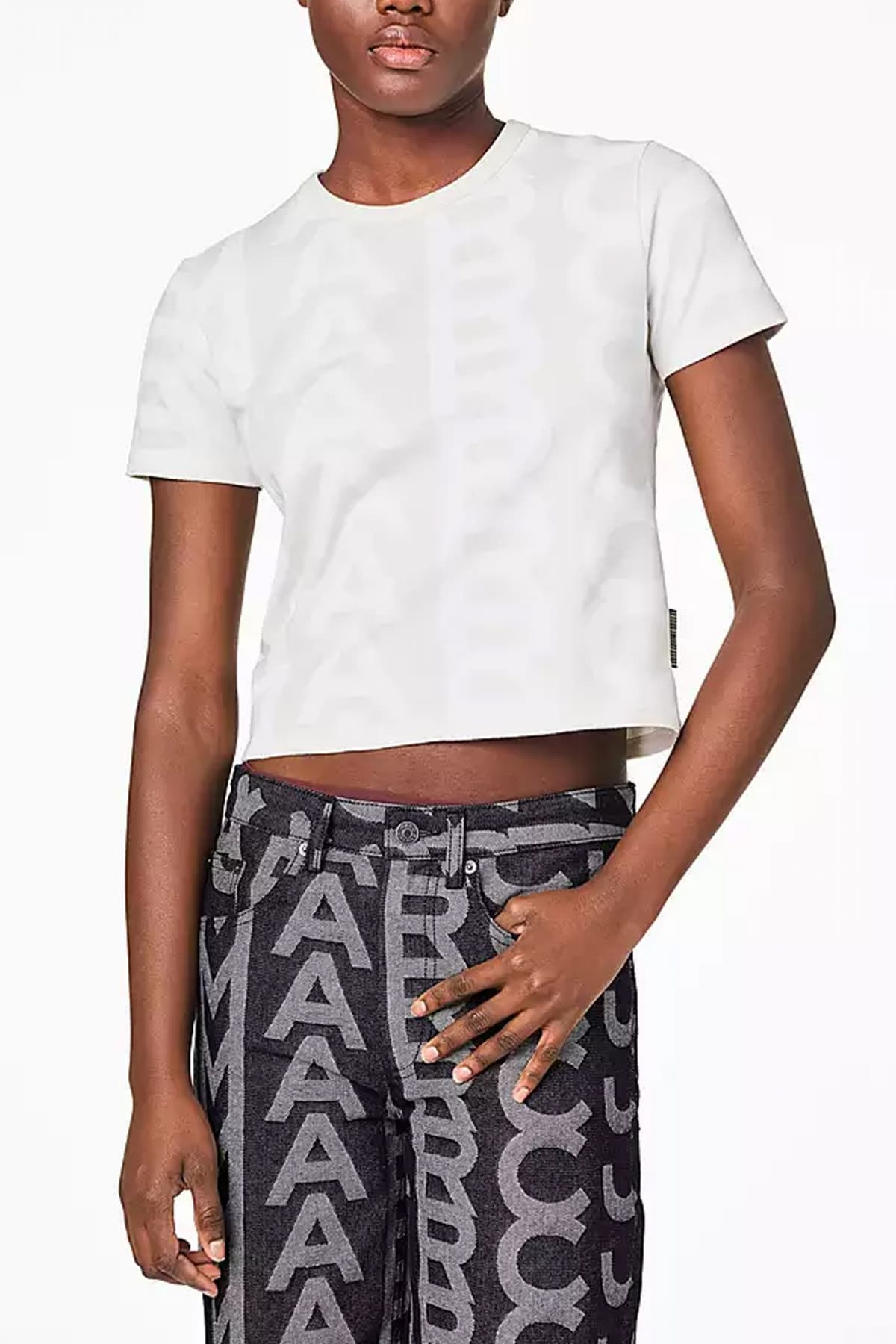 MARC JACOBS T-SHIRT ALL OVER LOGO ΙΒΟΥΑΡ