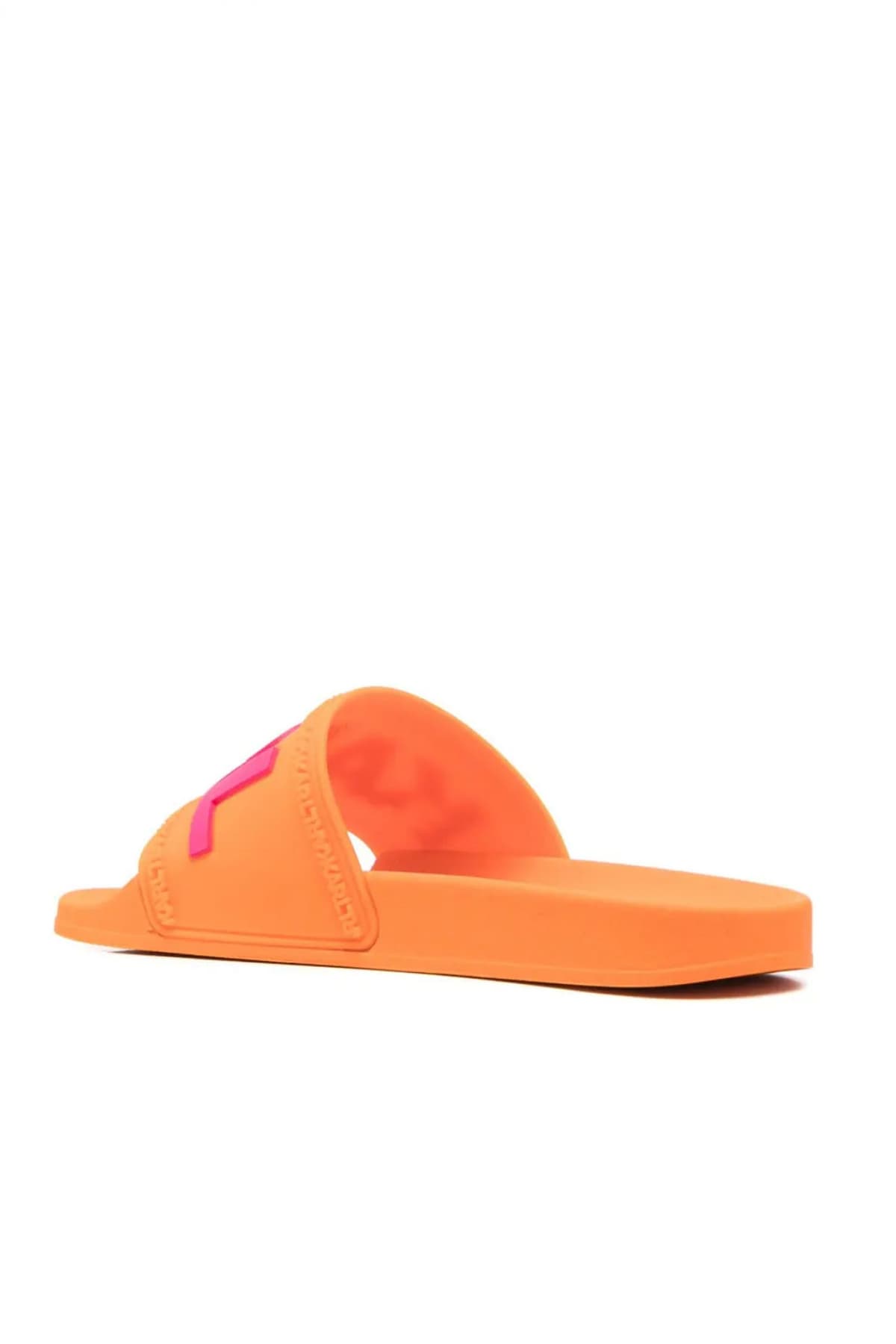KARL LAGERFELD ΠΑΠΟΥΤΣΙΑ ΠΑΝΤΟΦΛΕΣ KONDO ΑΝΑΓΛΥΦΟ LOGO ΠΟΡΤΟΚΑΛΙ
