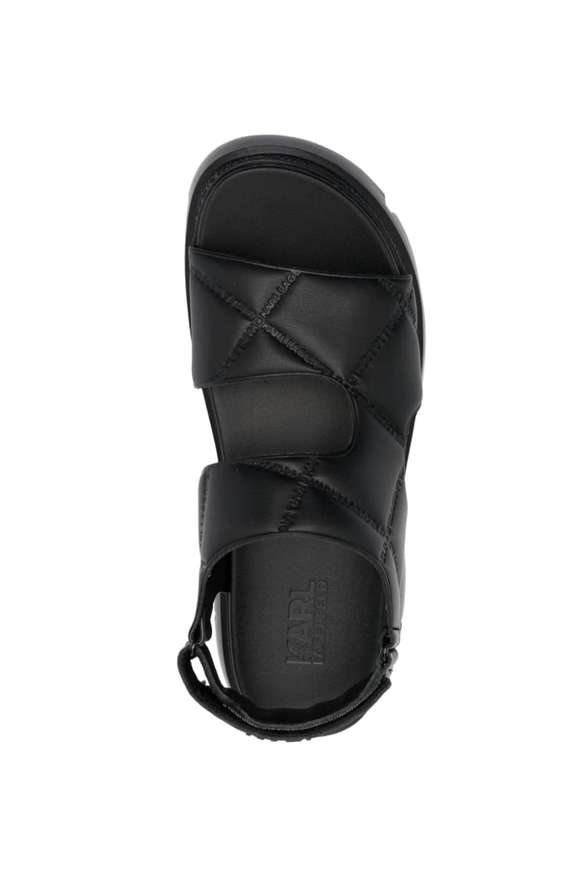 KARL LAGERFELD ΠΑΠΟΥΤΣΙΑ ΣΑΝΔΑΛΙΑ SUN TREKKA ΚΑΠΙΤΟΝΕ ΜΑΥΡΟ