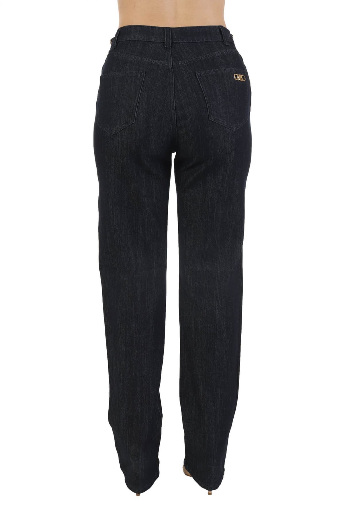 MICHAEL KORS ΠΑΝΤΕΛΟΝΙ JEANS ΑΛΥΣΙΔΑ ΜΕΤΑΛΛΙΚΑ LOGO ΜΠΛΕ