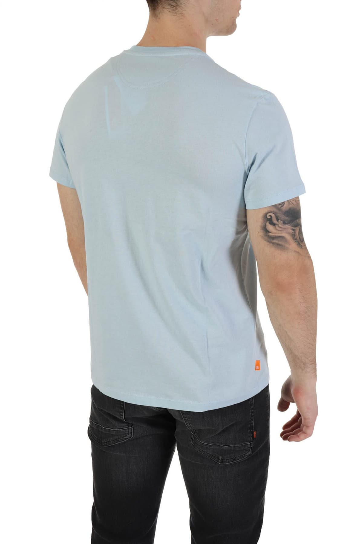 TIMBERLAND T-SHIRT CREW NECK DUN-RIVER SLIM FIT ΣΙΕΛ