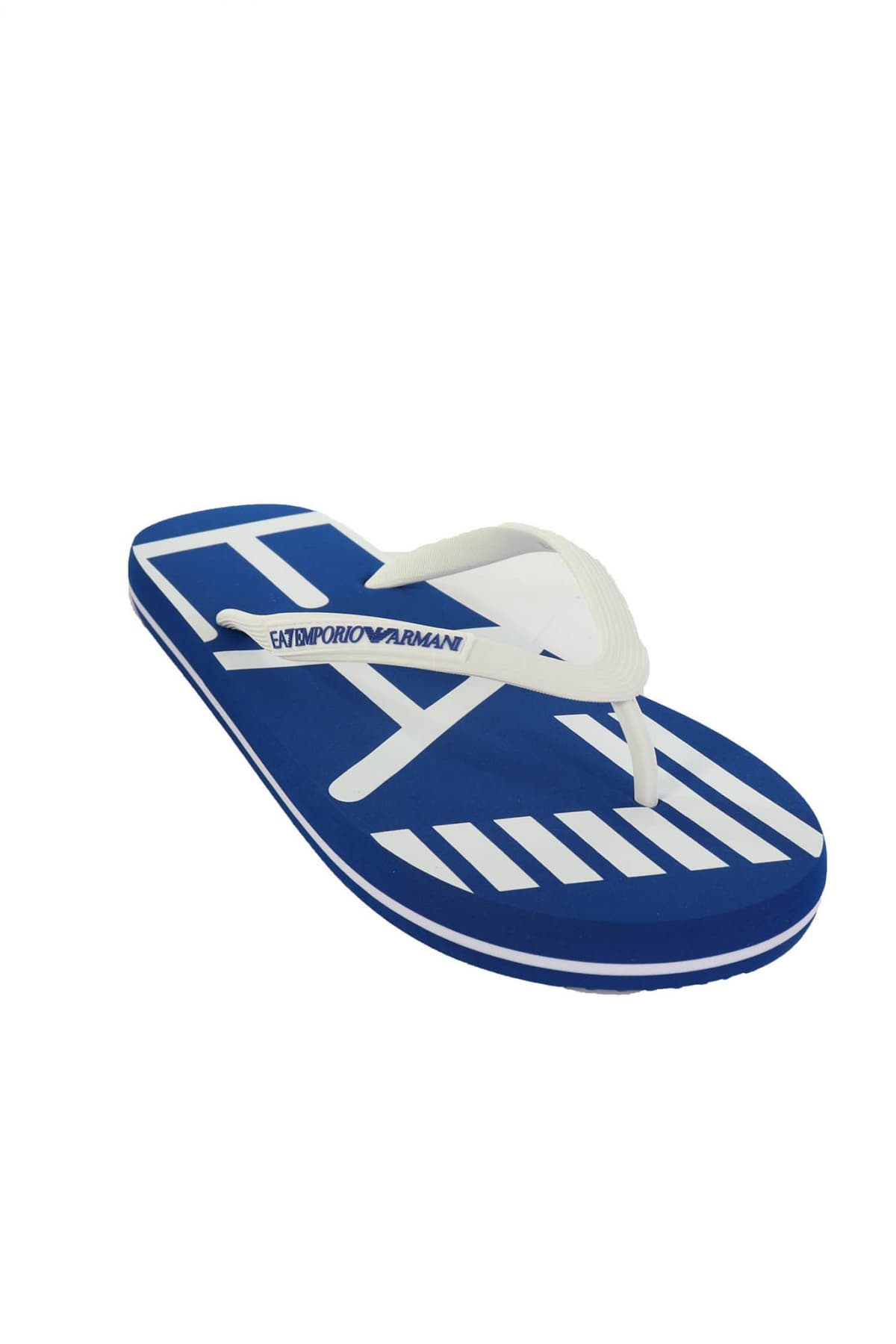 ARMANI 7 ΠΑΝΤΟΦΛΕΣ ΘΑΛΑΣΣΗΣ LOGO ΛΕΥΚΟ-ΜΠΛΕ