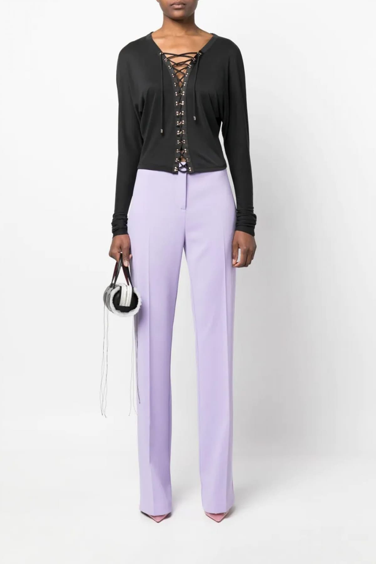 Women's Pants Pinko Purple