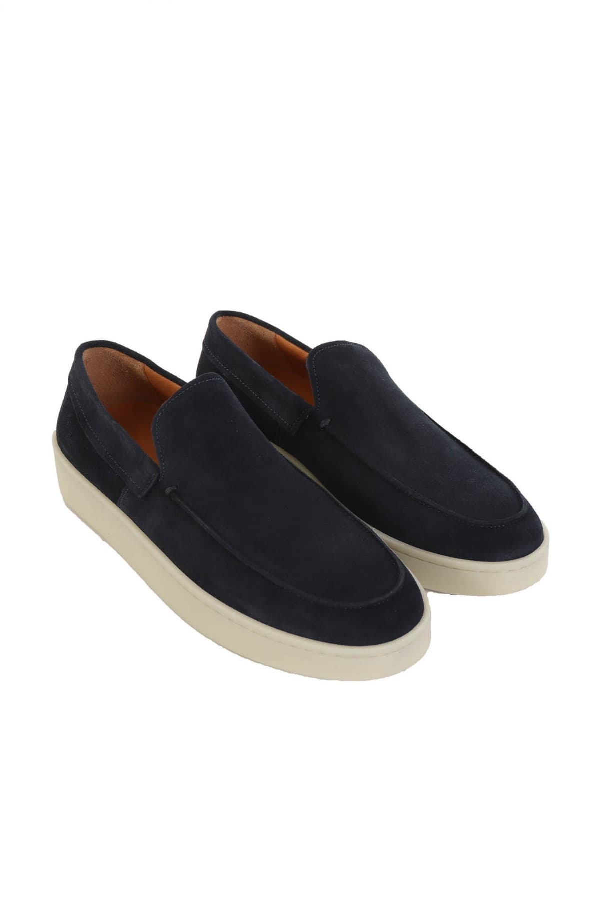 MARCO FERRETTI ΠΑΠΟΥΤΣΙΑ LOAFER SUEDE ΜΠΛΕ