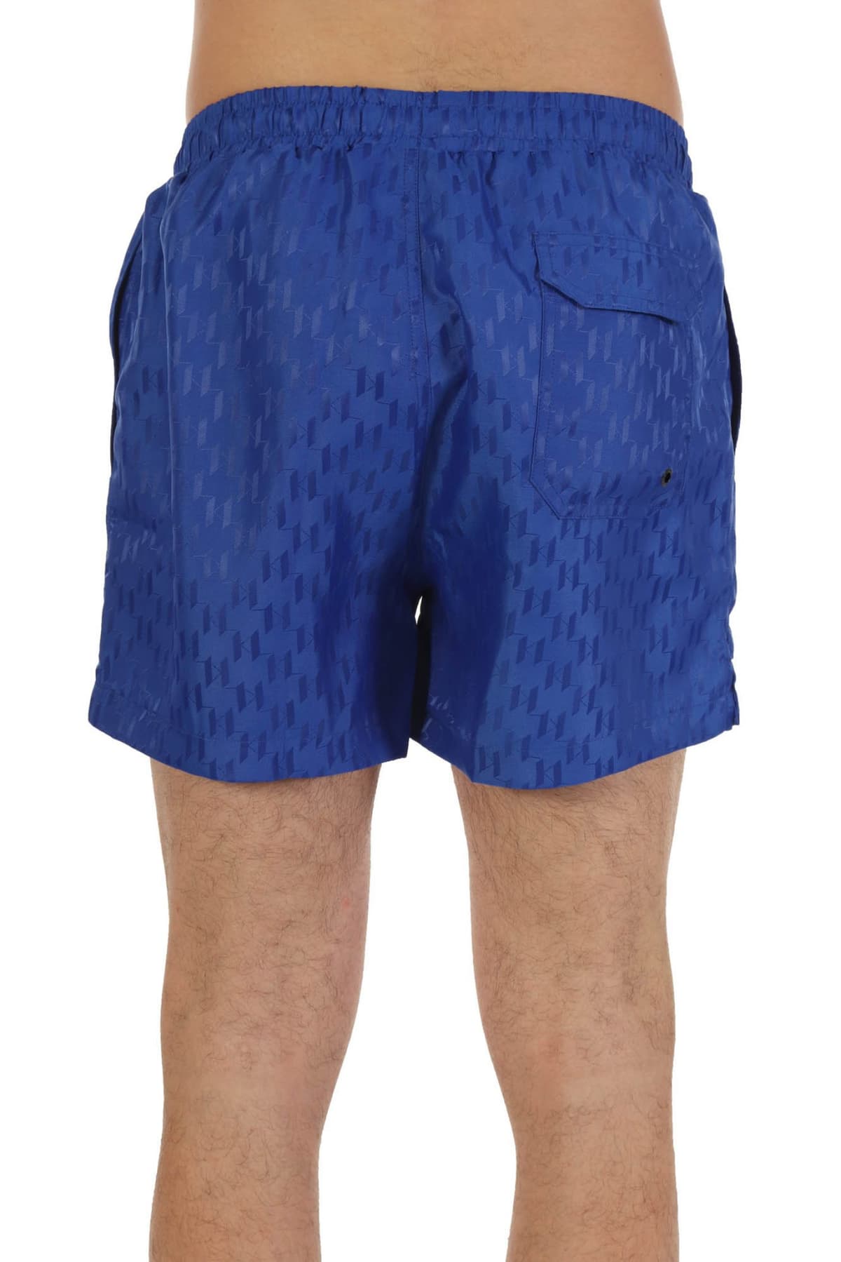 KARL LAGERFELD ΜΑΓΙΩ ALL OVER MONOGRAM LOGO ΡΟΥΑ ΜΠΛΕ