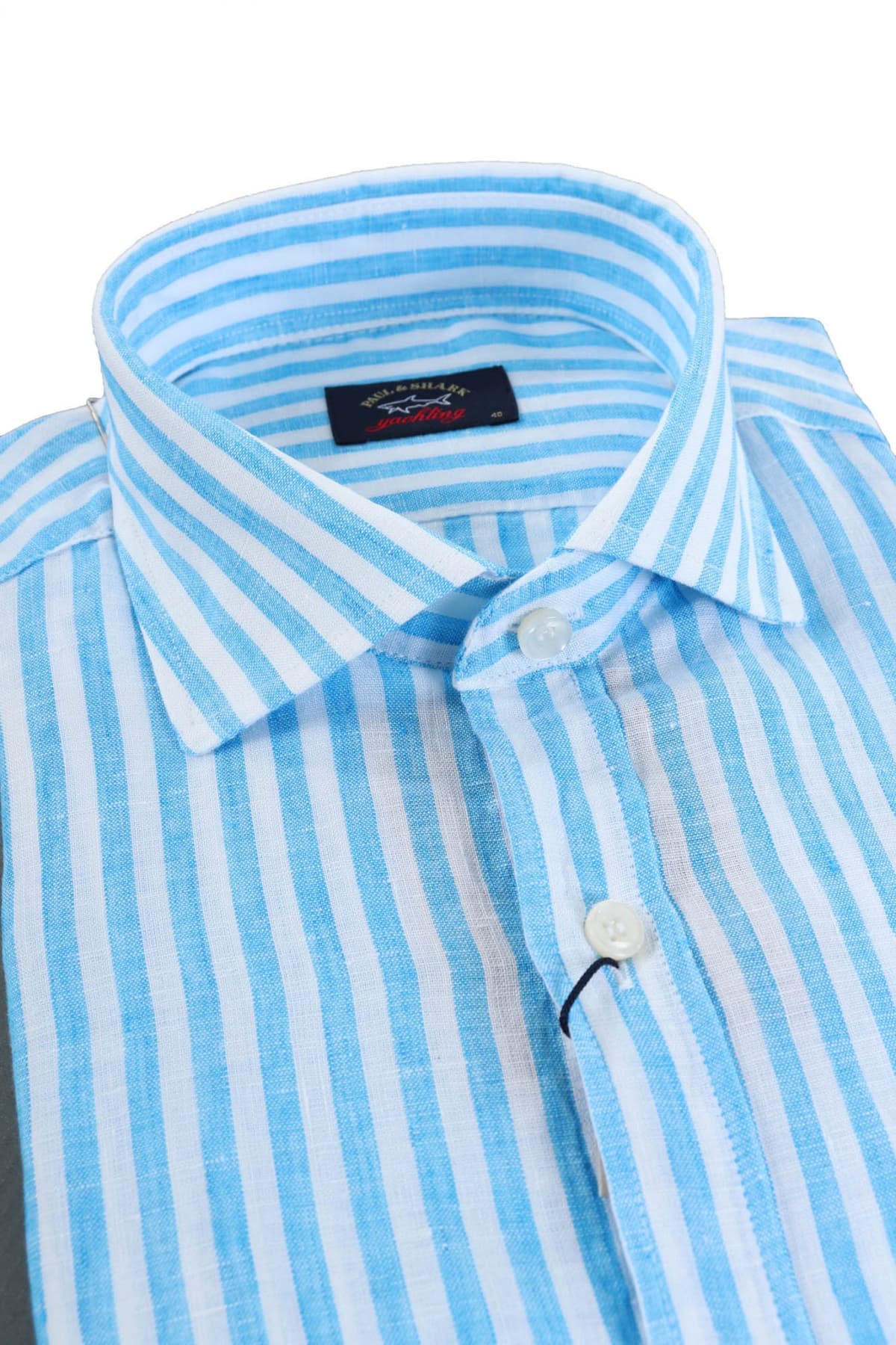 PAUL&SHARK ΠΟΥΚΑΜΙΣΟ ΛΙΝΟ ΡΙΓΕ ΣΙΕΛ