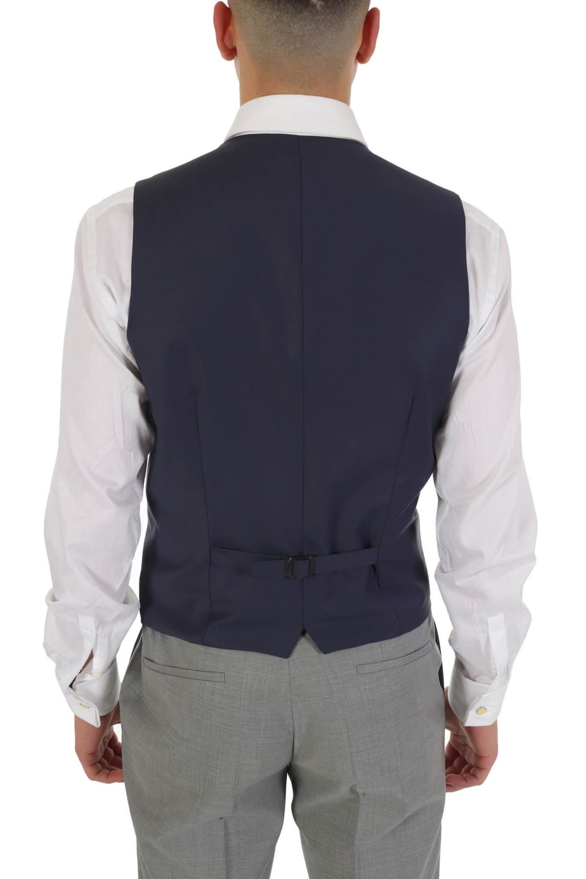 KARL LAGERFELD ΓΙΛΕΚΟ ΚΟΣΤΟΥΜΙΟΥ WAISTCOAT SCREEN ΡΑΦ ΜΠΛΕ