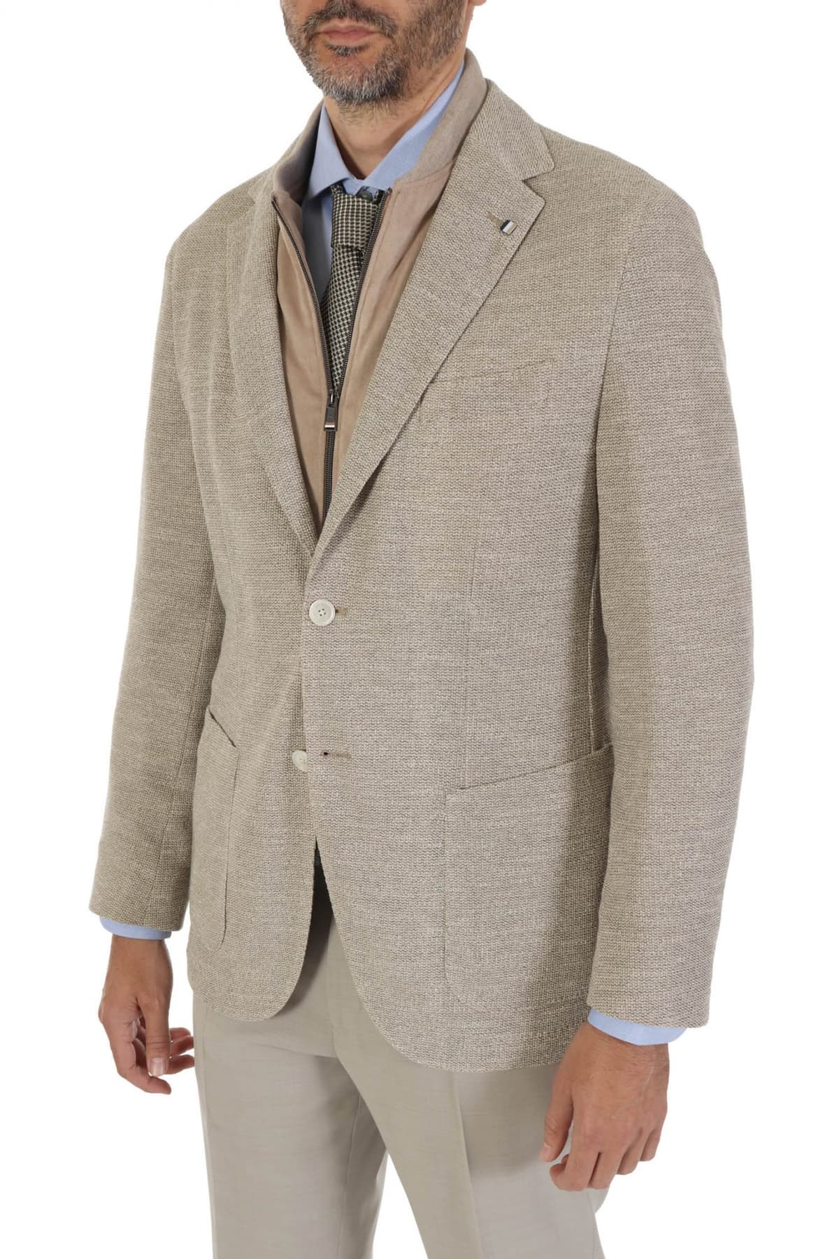 BOSS ΣΑΚΑΚΙ ΑΠΟΣΠΩΜΕΝΟΣ ΘΩΡΑΚΑΣ REGULAR FIT ΑΦΟΔΡΟ C-JAYE-J-BIB-232 ΜΠΕΖ