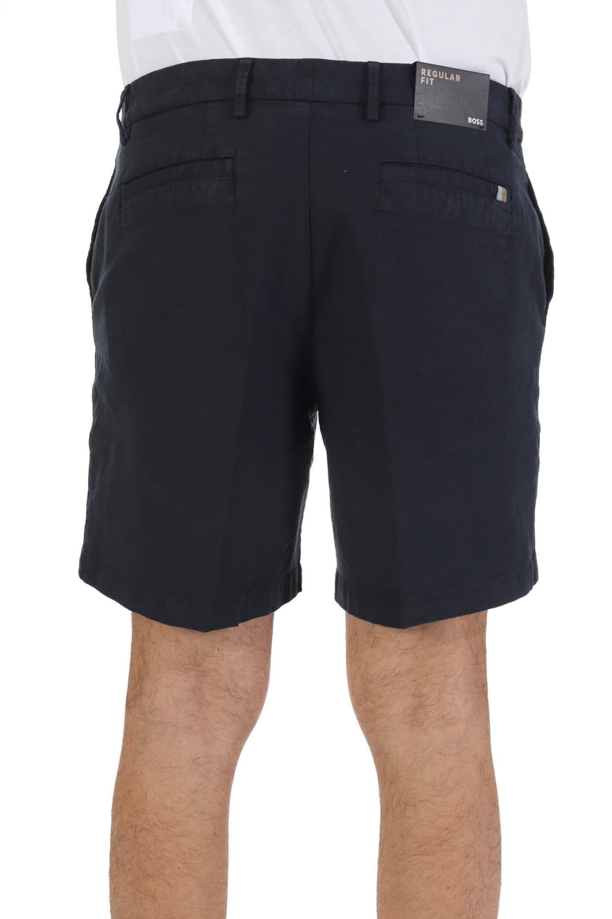 BOSS ΒΕΡΜΟΥΔΑ CHINO SLIM FIT KARLOS SHORTS ΜΠΛΕ