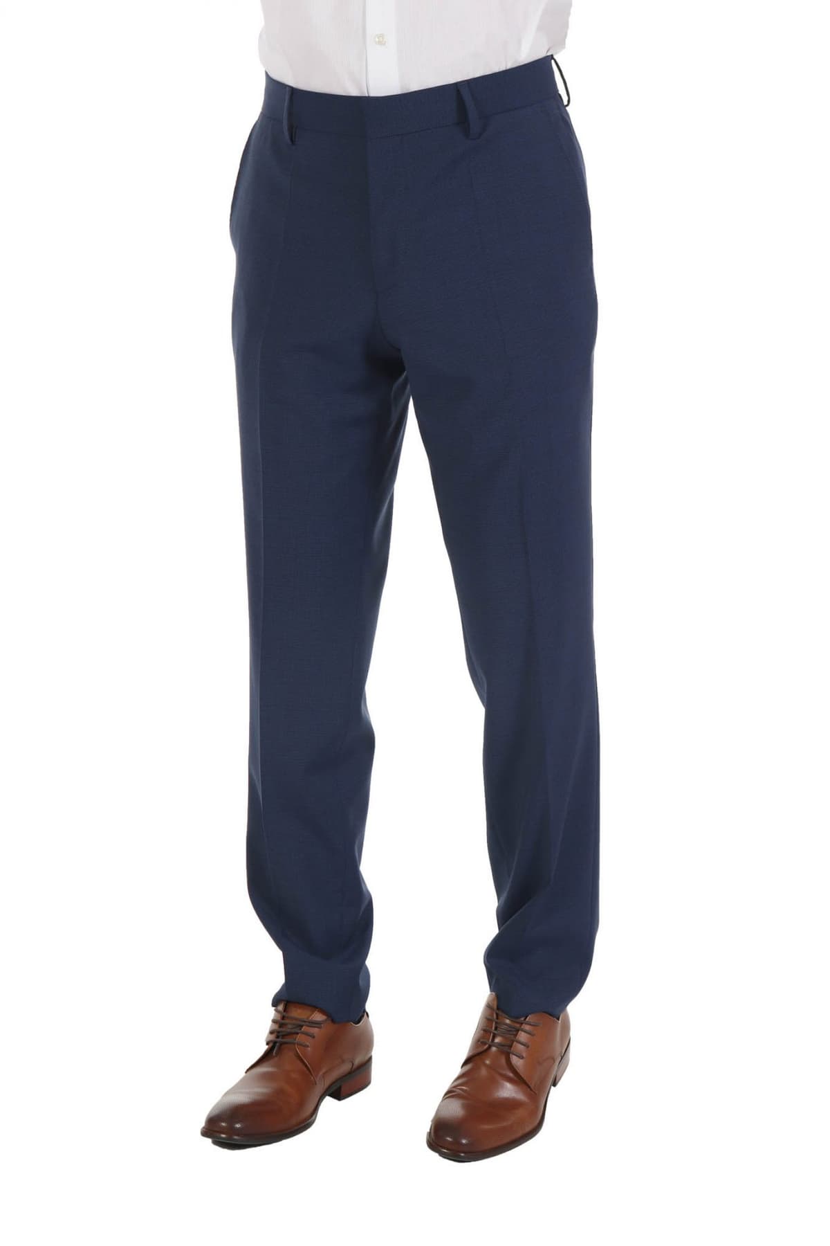 BOSS ΠΑΝΤΕΛΟΝΙ ΚΟΣΤΟΥΜΙΟΥ ΜΙΚΡΟΣΧΕΔΙΟ SLIM FIT H-GENIUS-MM-224 ΜΠΛΕ