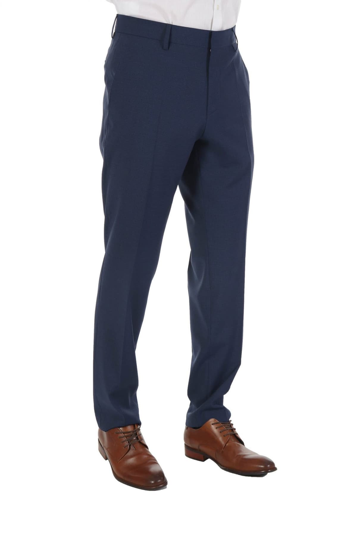 BOSS ΠΑΝΤΕΛΟΝΙ ΚΟΣΤΟΥΜΙΟΥ ΜΙΚΡΟΣΧΕΔΙΟ SLIM FIT H-GENIUS-MM-224 ΜΠΛΕ