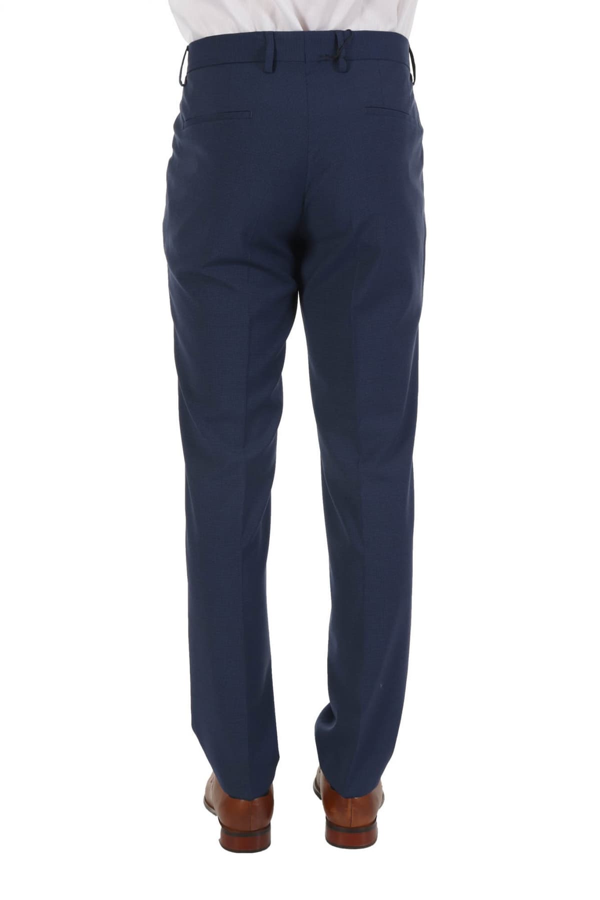 BOSS ΠΑΝΤΕΛΟΝΙ ΚΟΣΤΟΥΜΙΟΥ ΜΙΚΡΟΣΧΕΔΙΟ SLIM FIT H-GENIUS-MM-224 ΜΠΛΕ