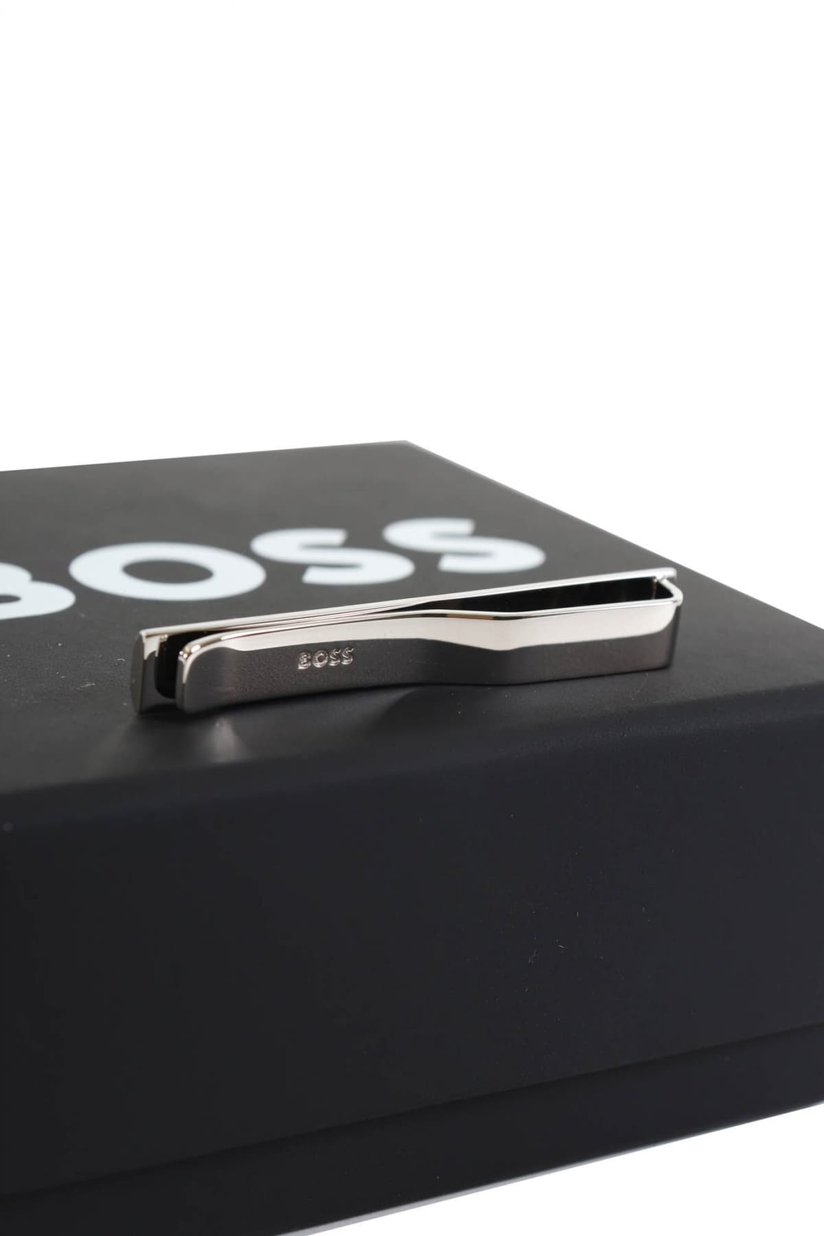 BOSS ΚΛΙΠ ΓΡΑΒΑΤΑΣ Β-LOGO-TIE ΑΣΗΜΙ