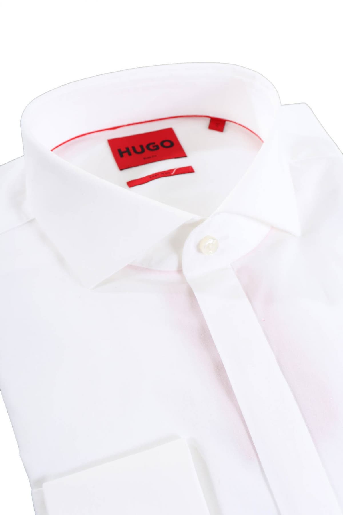 HUGO ΠΟΥΚΑΜΙΣΟ SLIM FIT EASY IRON KATTHEW ΛΕΥΚΟ