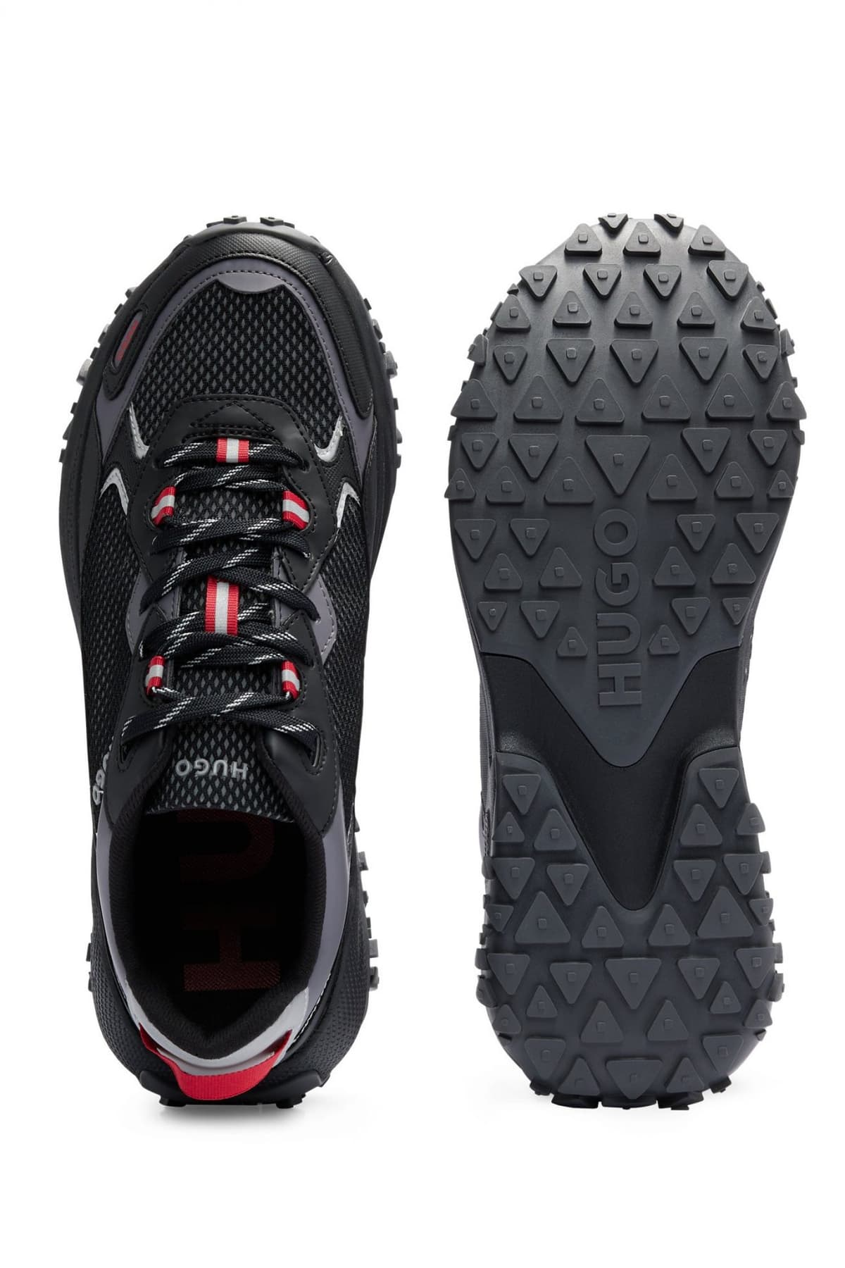 HUGO ΠΑΠΟΥΤΣΙΑ SNEAKERS GO1ST PUME ΜΑΥΡΟ