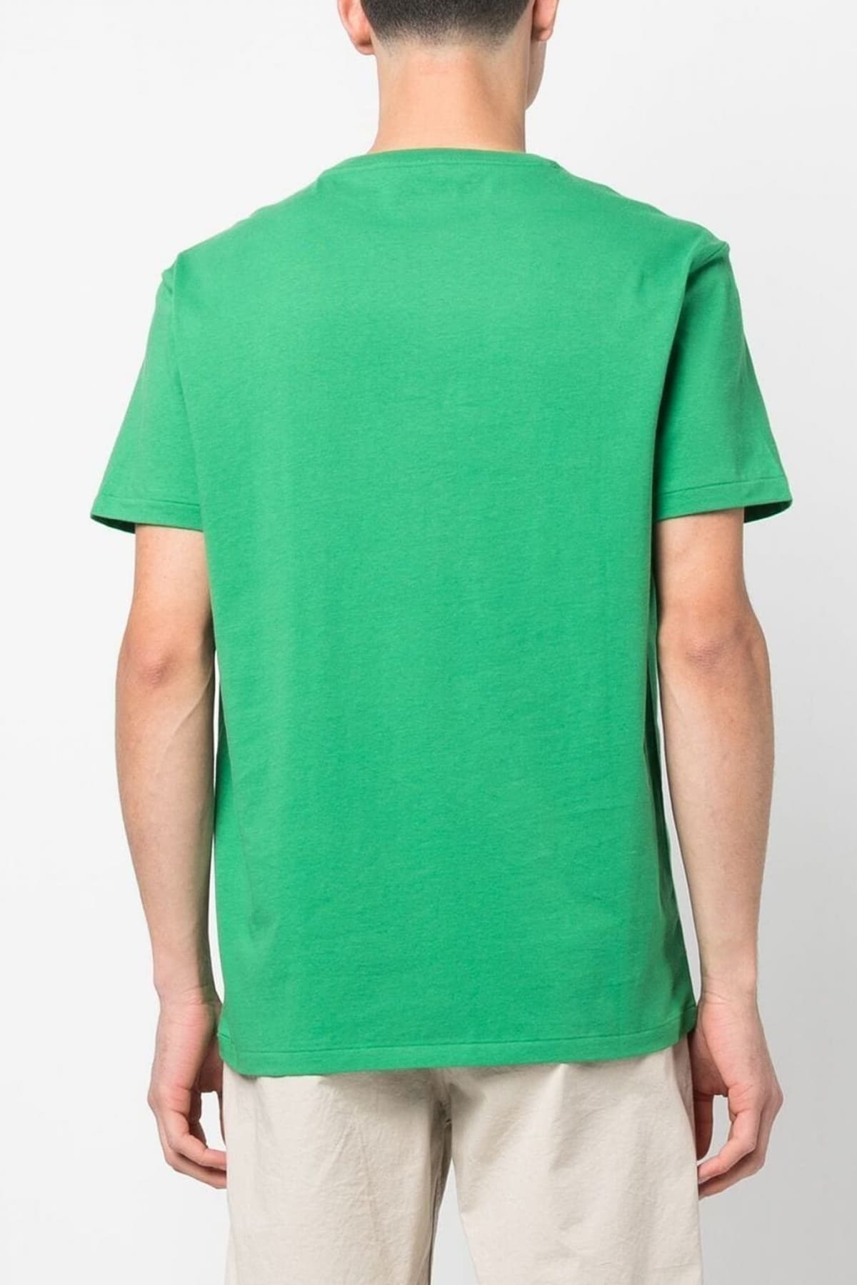 RALPH LAUREN T-SHIRT CUSTOM SLIM FIT ΑΝΟΙΧΤΟ ΠΡΑΣΙΝΟ