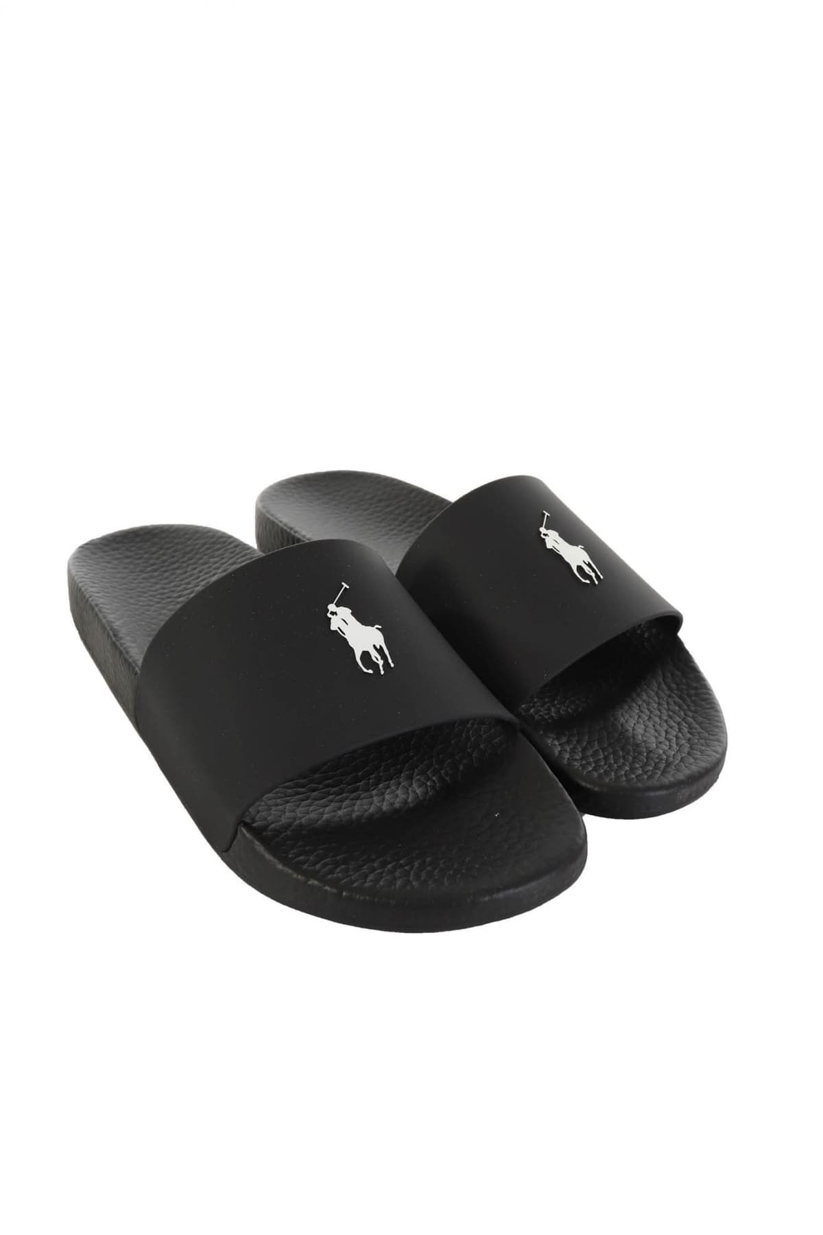 RALPH LAUREN ΠΑΠΟΥΤΣΙΑ ΠΑΝΤΟΦΛΑ POLO SLIDE -SN-SLI ΜΑΥΡΟ