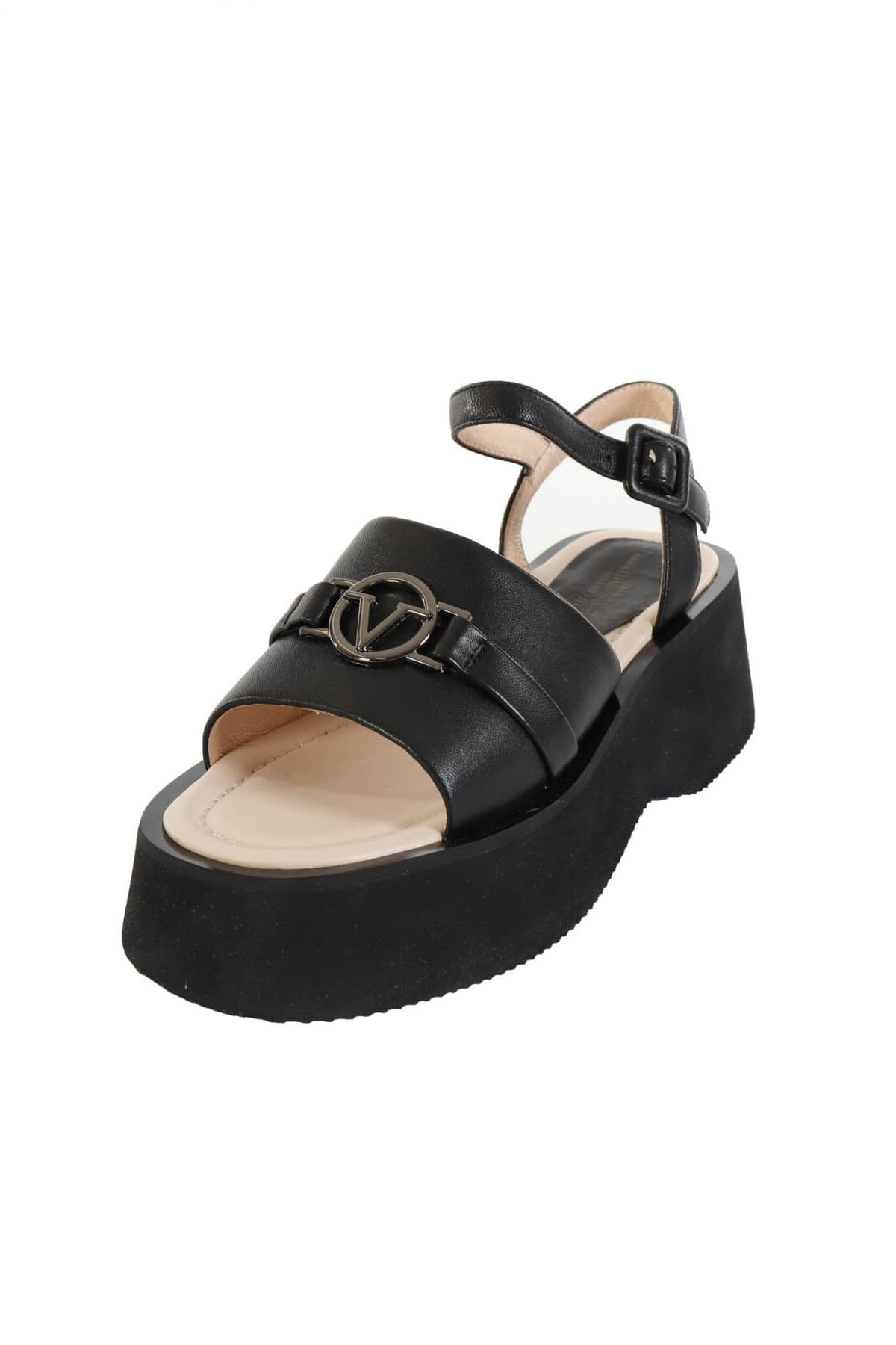 V 19.69 ΠΑΠΟΥΤΣΙΑ ΠΕΔΙΛΑ MΕΤΑΛΛΙΚΗ ΑΓΚΡΑΦΑ LOGO ΜΑΥΡΟ