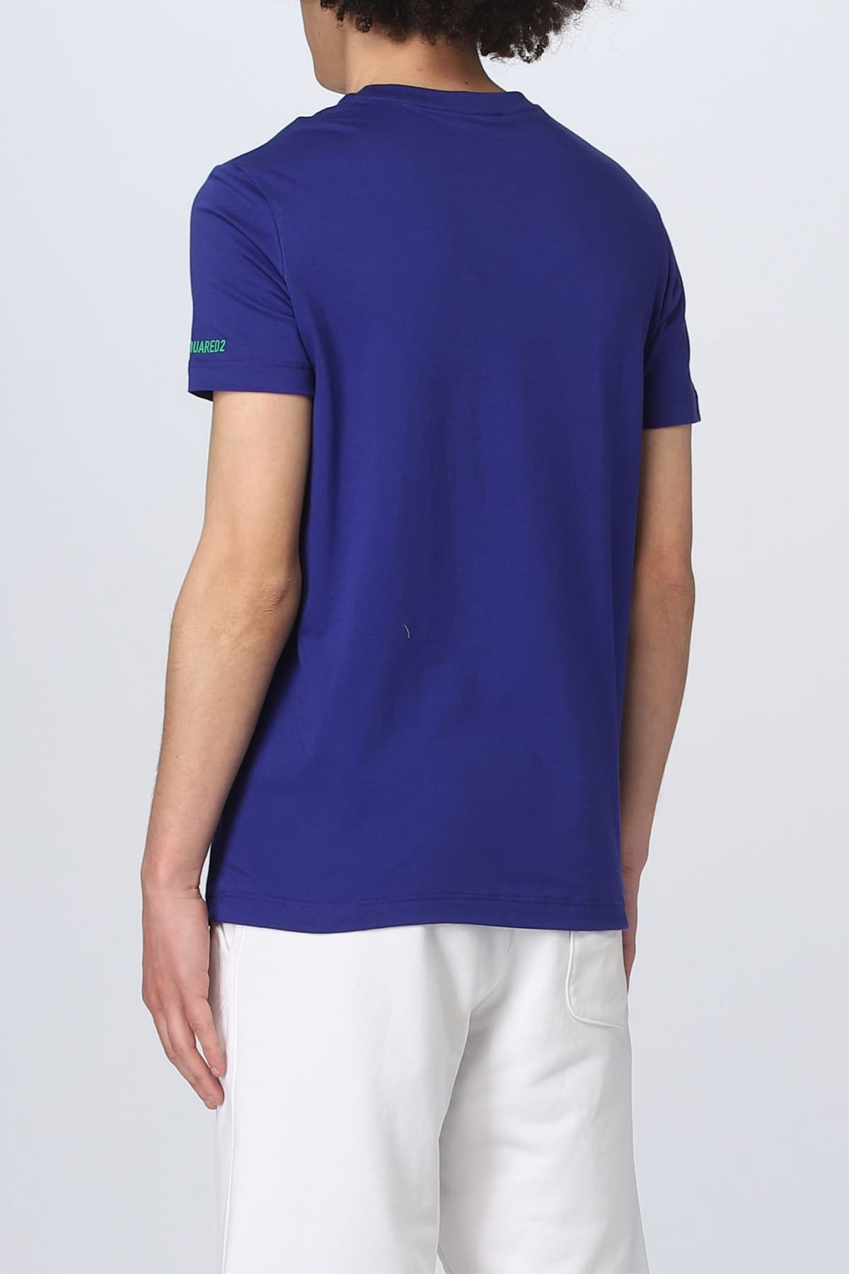 DSQUARED2 UNDERWEAR ΕΣΩΡΟΥΧΟ T-SHIRT ROUND NECK ΜΩΒ