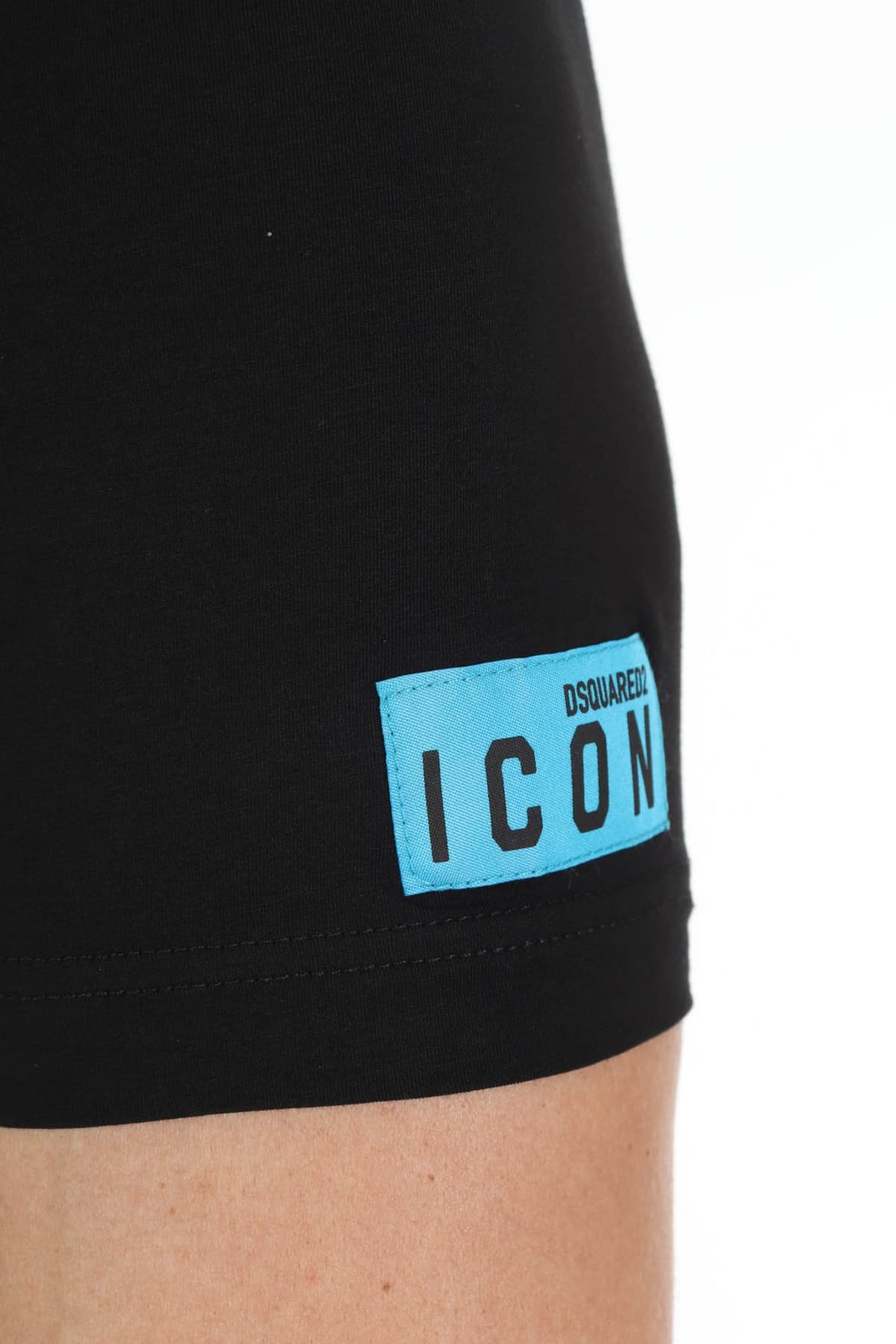 DSQUARED2 UNDERWEAR ΕΣΩΡΟΥΧΟ T-SHIRT ROUND NECK ΜΠΛΕ ΜΑΥΡΟ