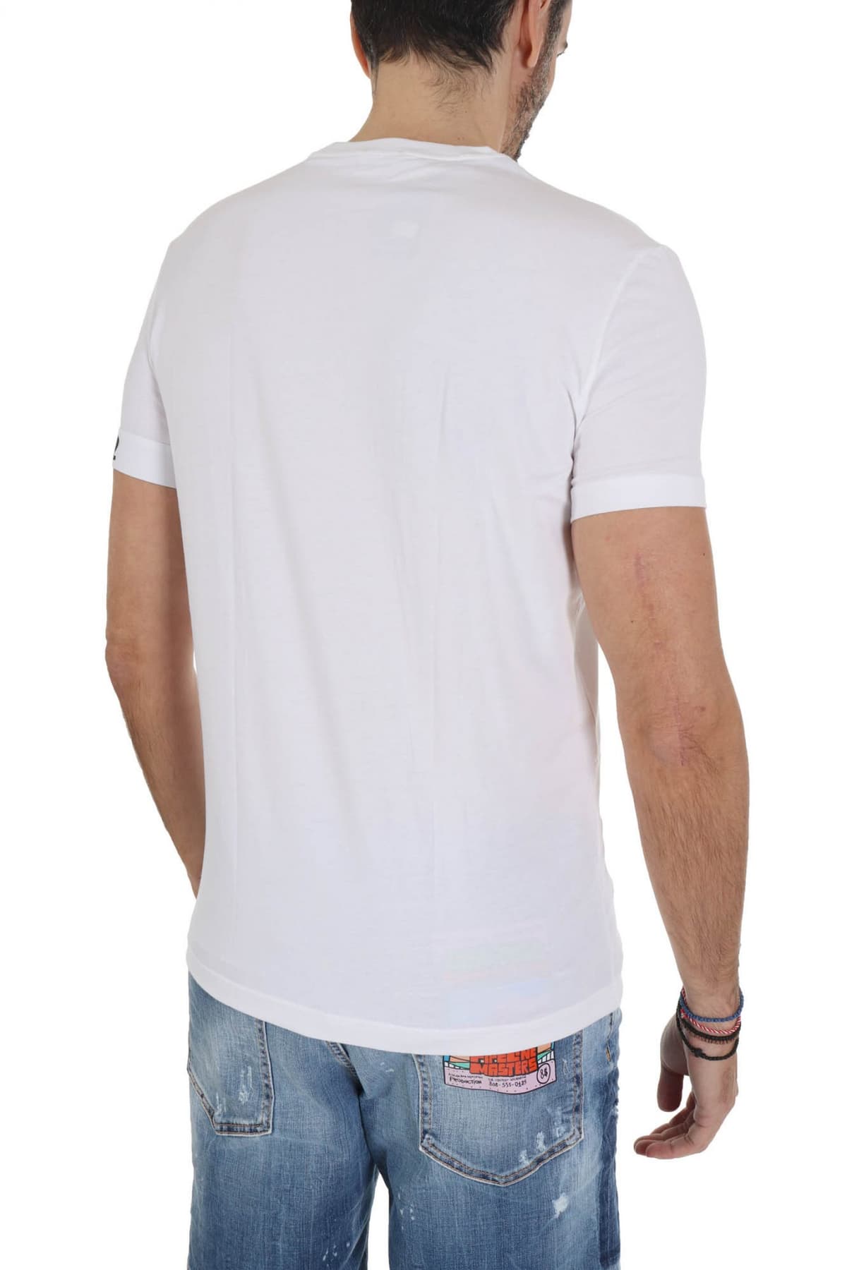 DSQUARED2 UNDERWEAR ΕΣΩΡΟΥΧΟ T-SHIRT ROUND NECK ΛΕΥΚΟ