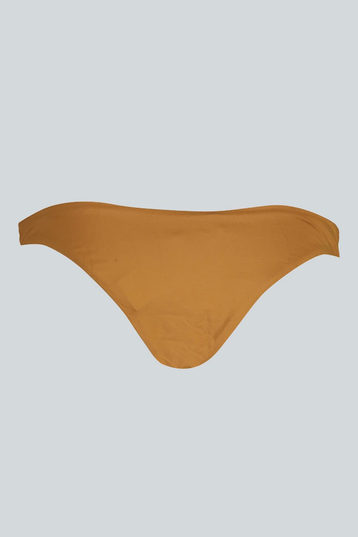 KARL LAGERFELD BEACHWEAR ΜΑΓΙΩ ΜΠΙΚΙΝI BOTTOM ΜΕΤΑΛΙΚΟ LOGO ΚΑΦΕ