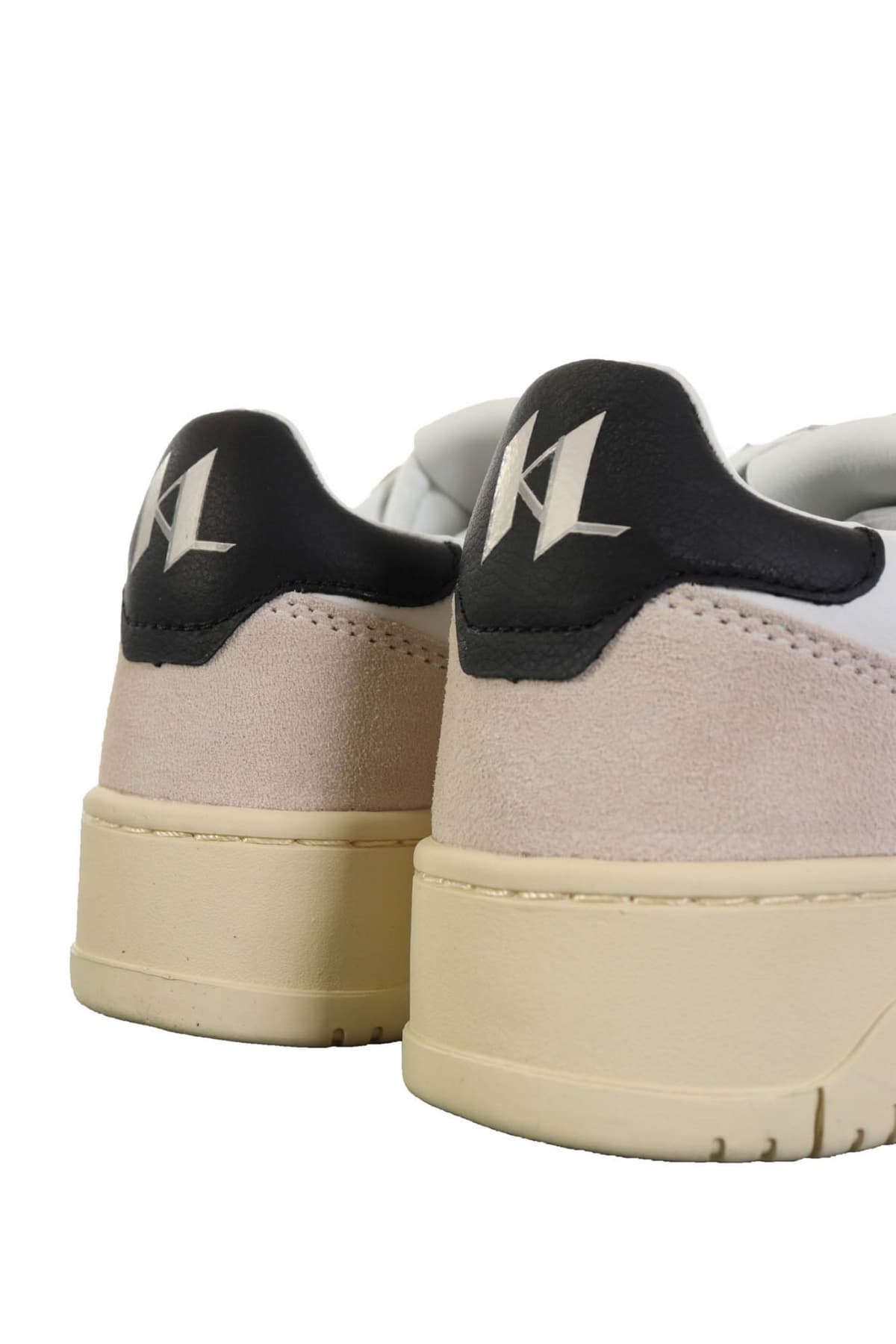 KARL LAGERFELD ΠΑΠΟΥΤΣΙΑ SNEAKERS KREW ΜΠΕΖ ΛΕΠΤΟΜΕΡΕΙΕΣ ΛΕΥΚΟ