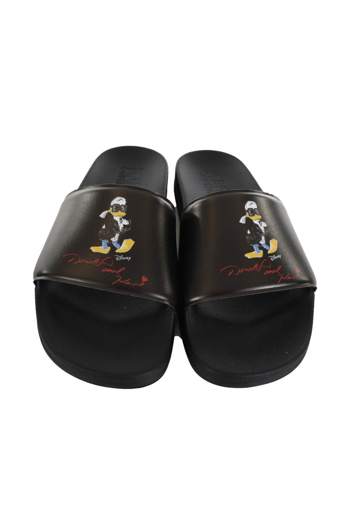 KARL LAGERFELD ΠΑΝΤΟΦΛΕΣ ΘΑΛΑΣΣΗΣ KONDO KL X DD LOGO ΜΑΥΡΟ