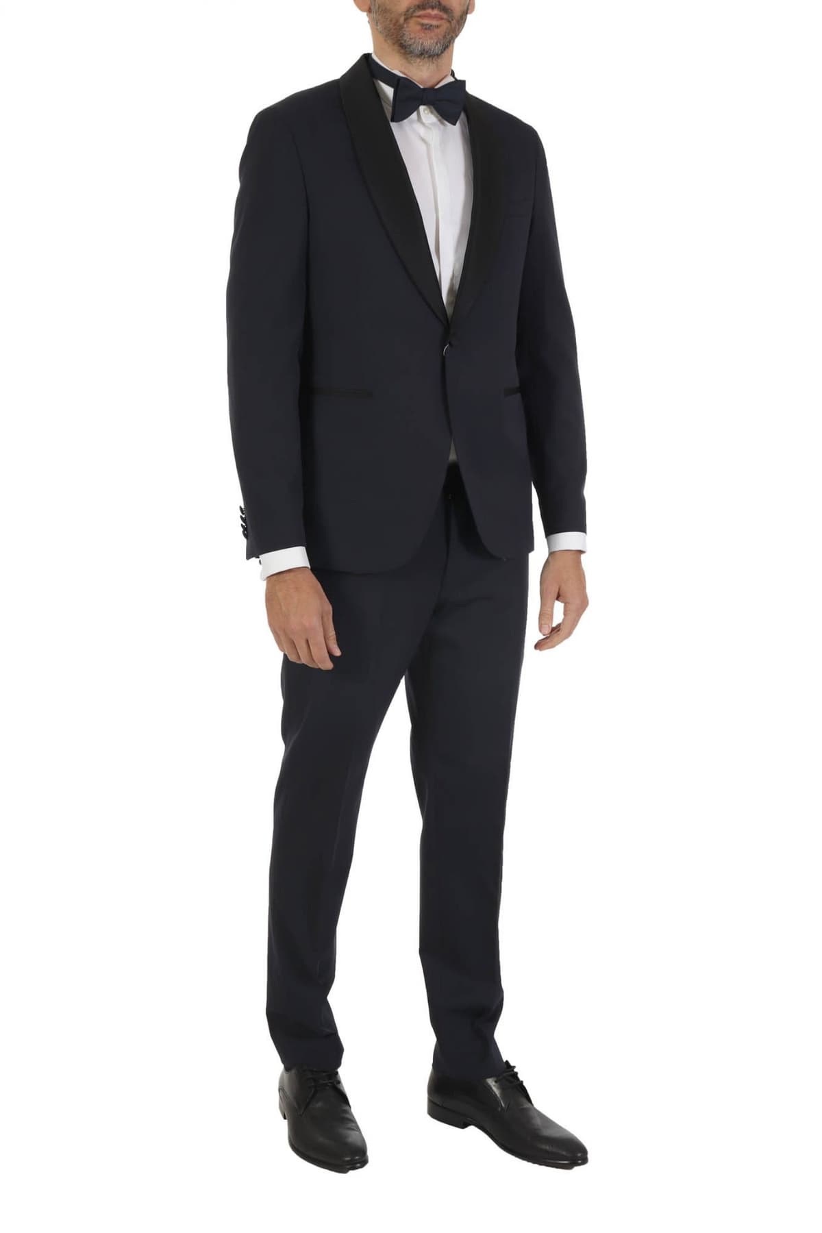 MICHAEL KORS ΚΟΥΣΤΟΥΜΙ ΣΜΟΚΙΝ SLIM FIT SUPER STRETCH PAULO OLIVEIRA ΜΠΛΕ