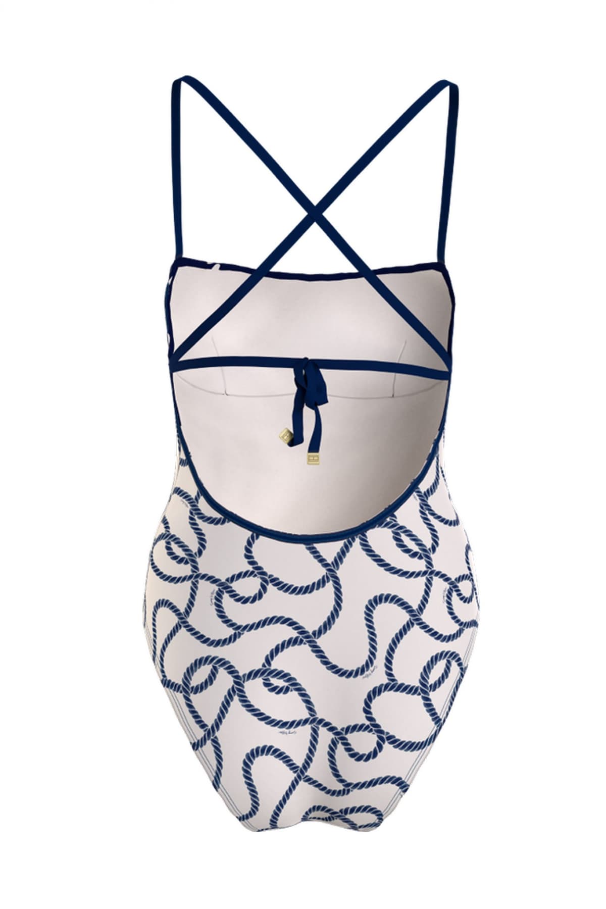 TOMMY HILFIGER ΜΑΓΙΩ ΟΛΟΣΩΜΟ ΧΙΑΣΤΗ ΤΙΡΑΝΤΑ ΣΧΕΔΙΑ LOGO ΜΠΛΕ/ΜΠΕΖ